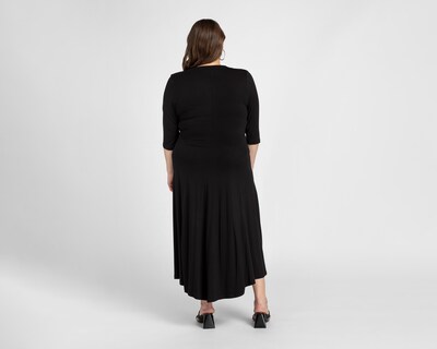 Foto 6 | Vestido Casual Sahara Negro con Cuello V