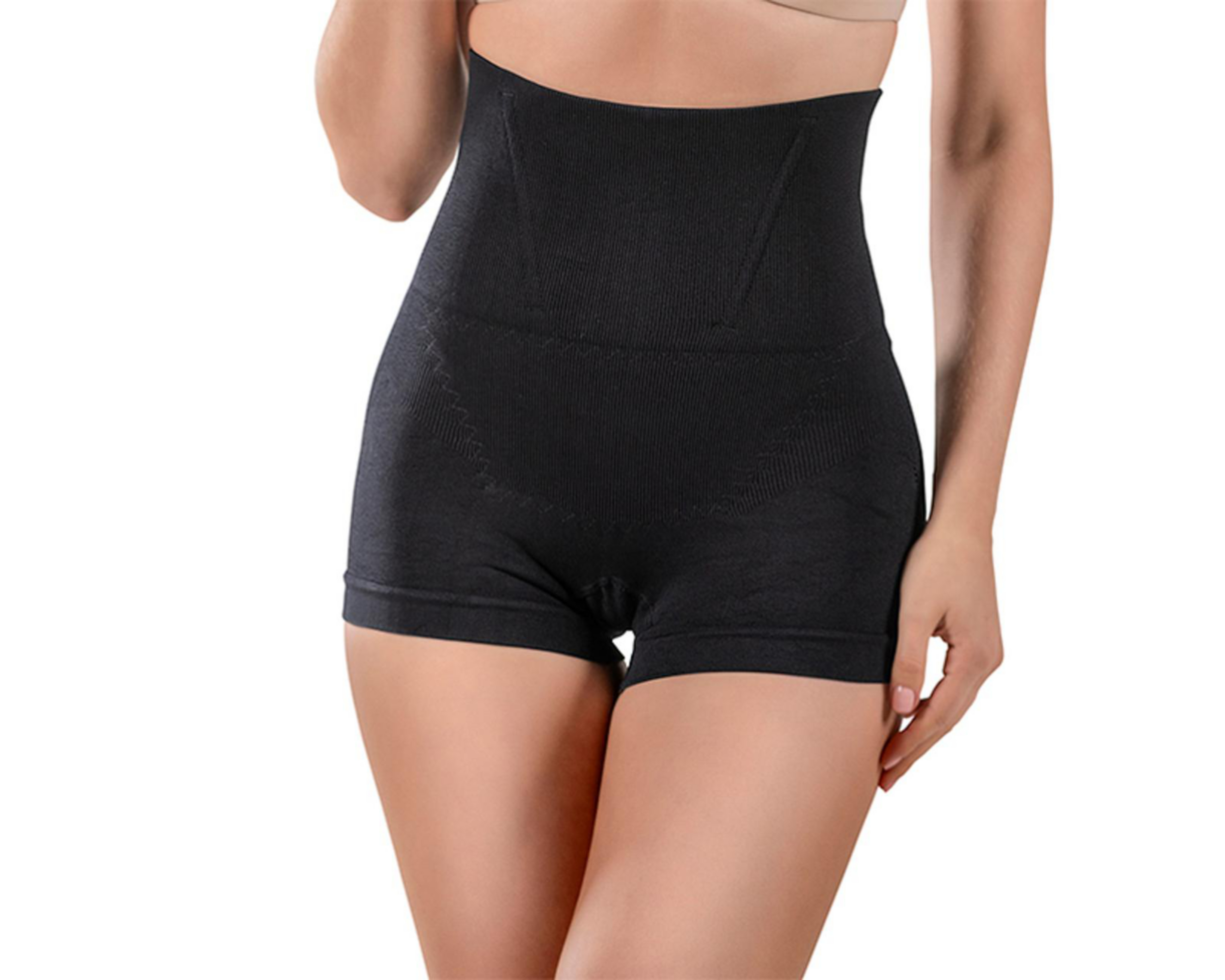 Bóxer Control Easy-Up Negro para Mujer