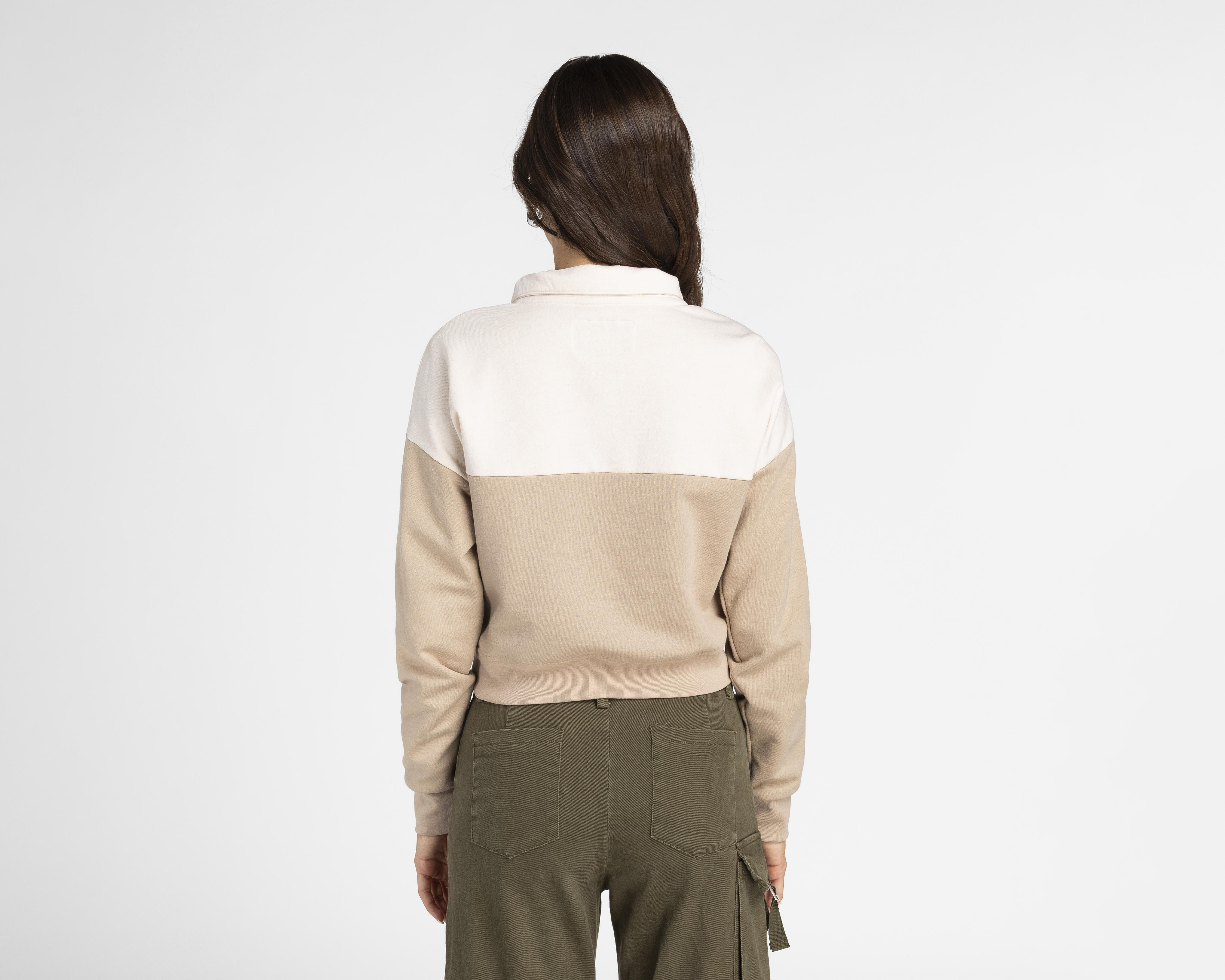 Foto 4 pulgar | Sudadera Cuello Alto Refill para Mujer