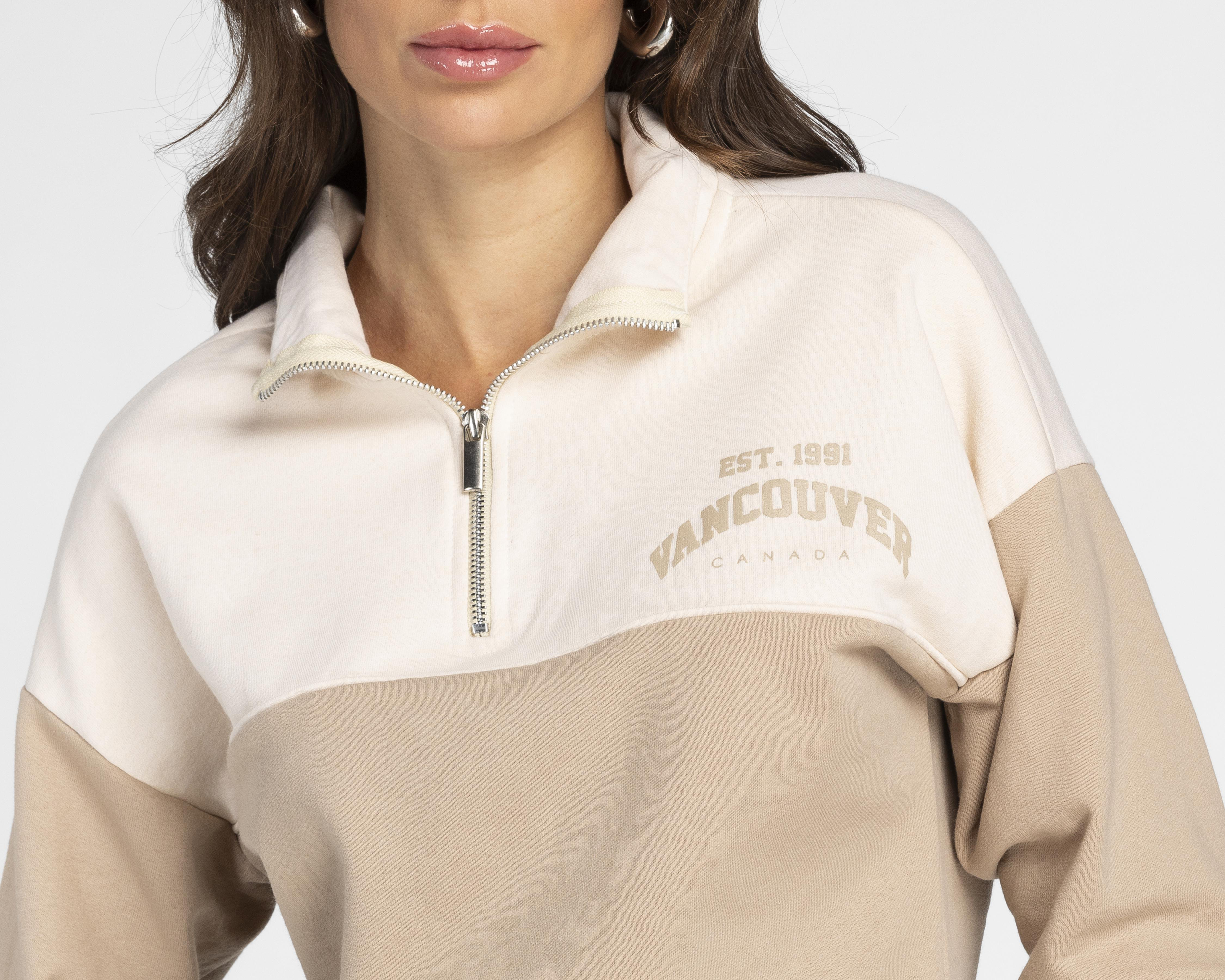 Foto 5 pulgar | Sudadera Cuello Alto Refill para Mujer