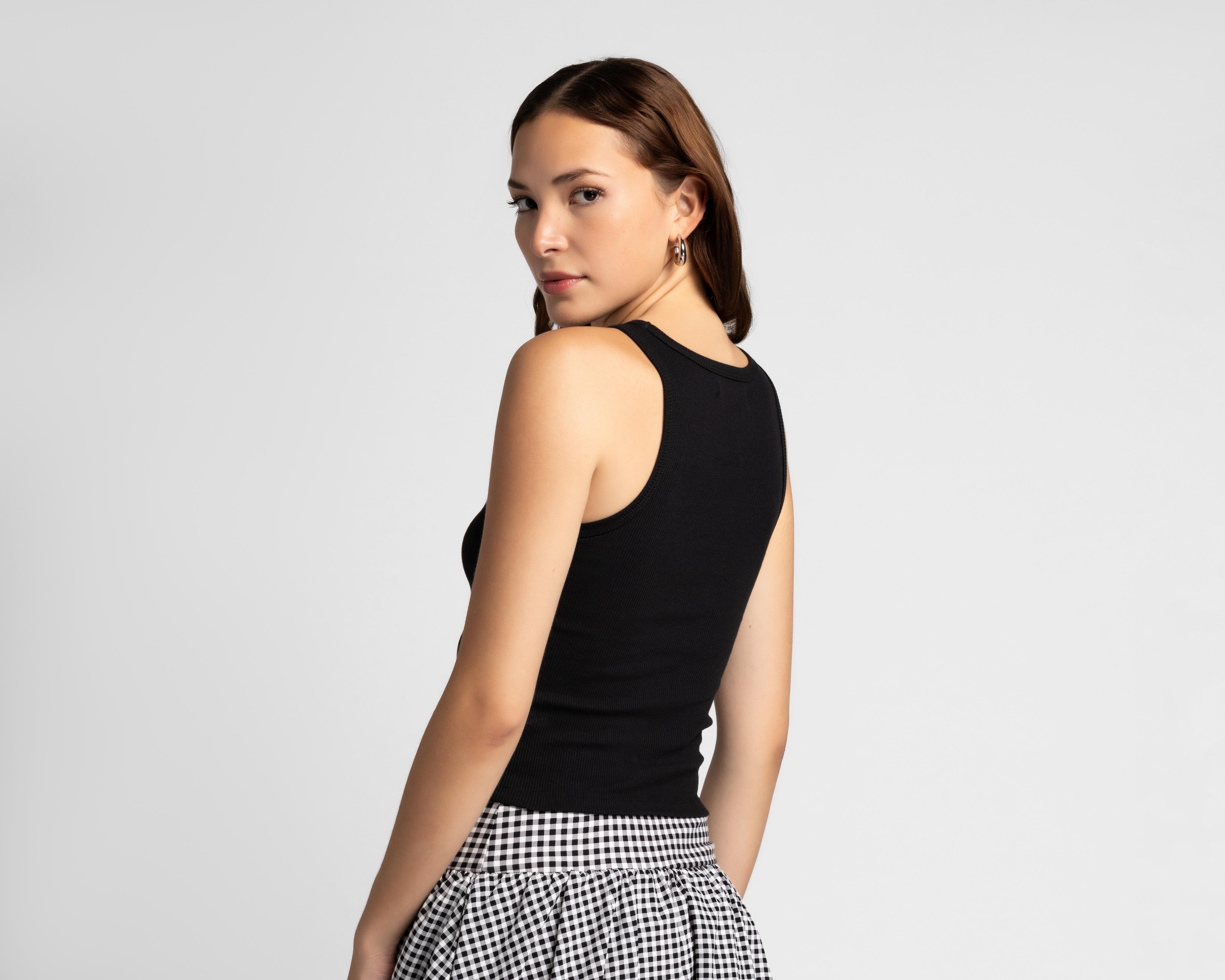 Foto 4 pulgar | Playera Refill sin Mangas para Mujer