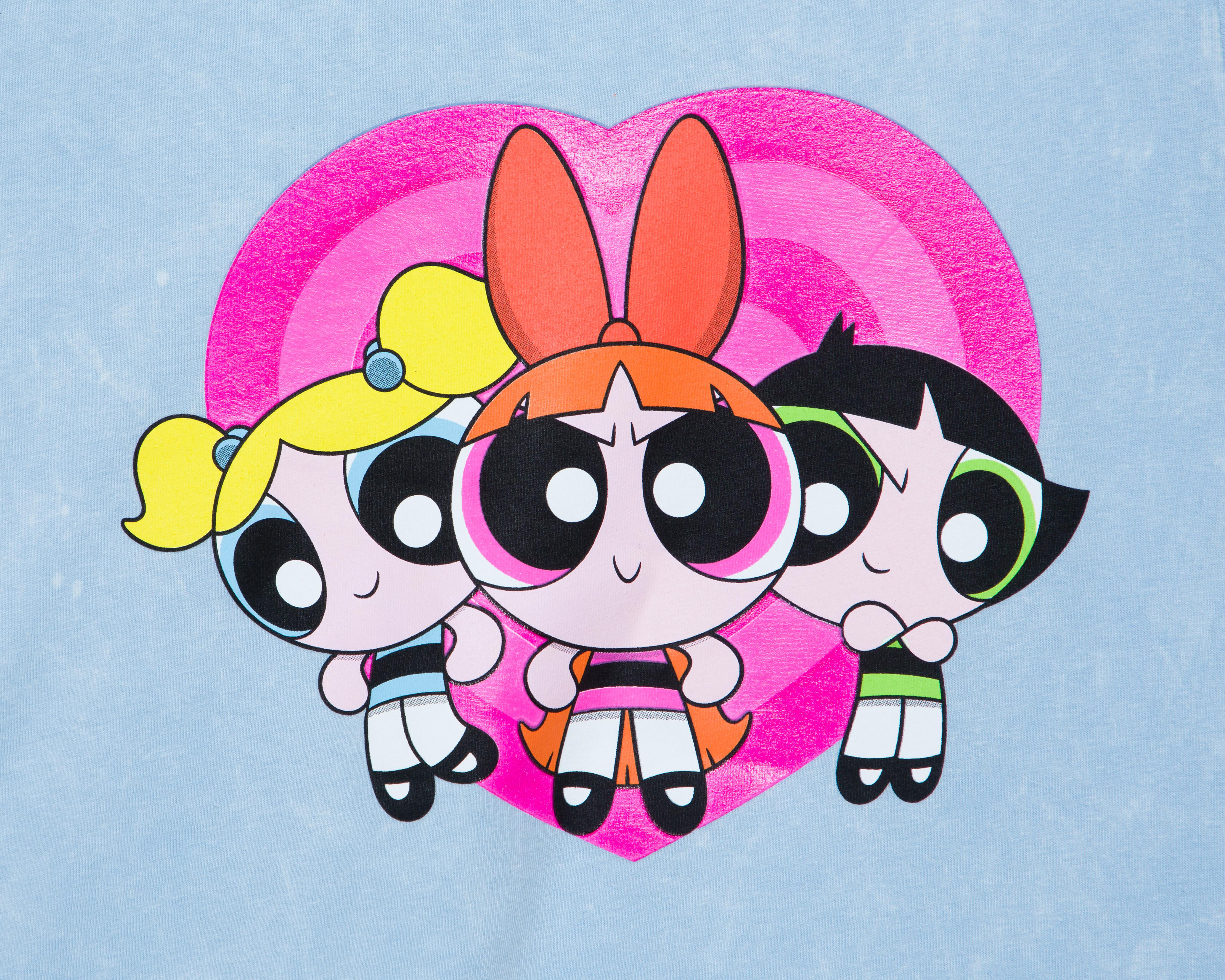 Foto 4 pulgar | Playera Manga Corta Las Chicas Superpoderosas para Mujer