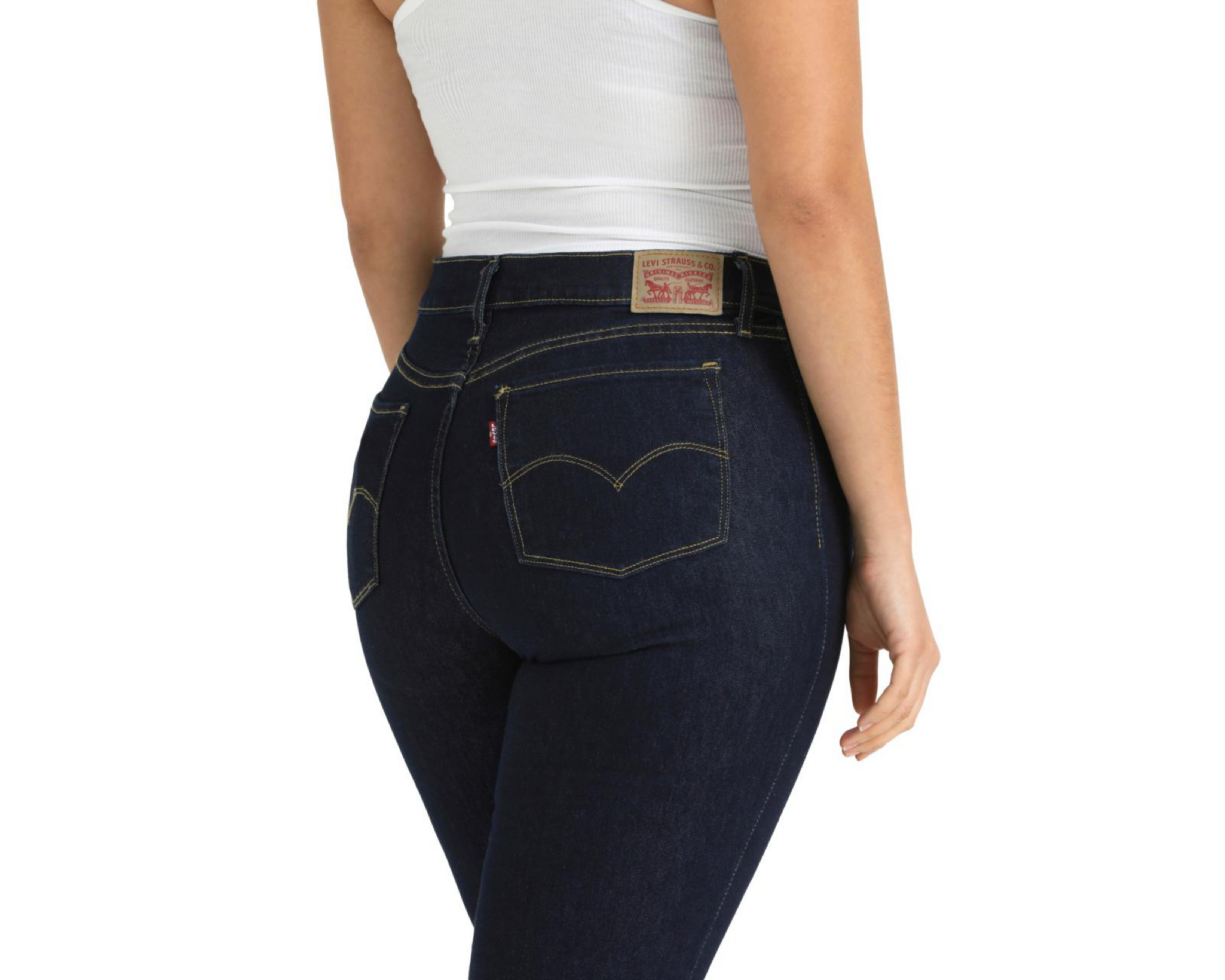 Foto 6 pulgar | Jeans Levi's Shaping Skinny Azul