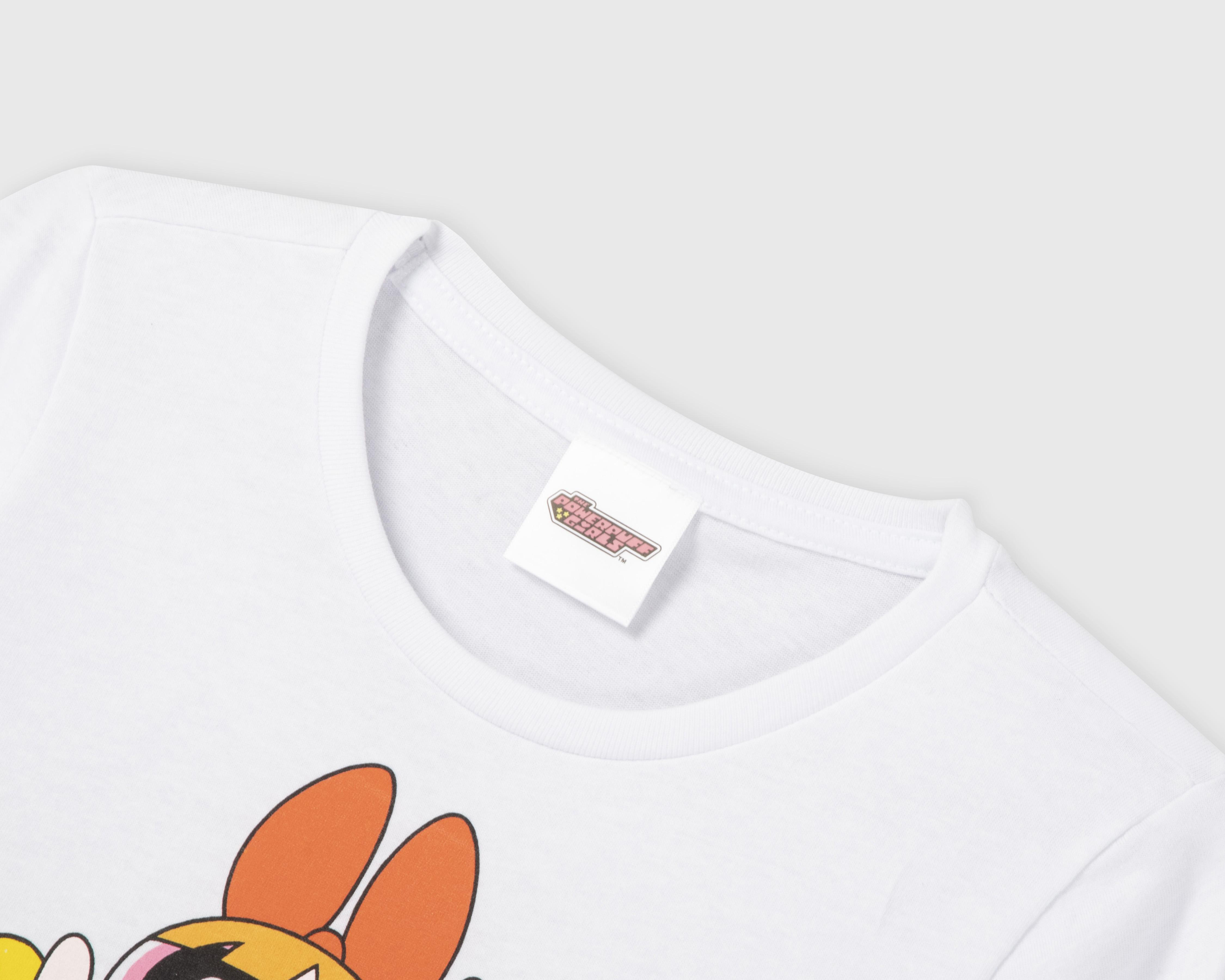 Foto 4 pulgar | Playera Las Chicas Superpoderosas Manga Larga para Mujer