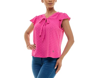 Foto 5 | Blusa Adrienne Vittadini con Moño Manga Corta