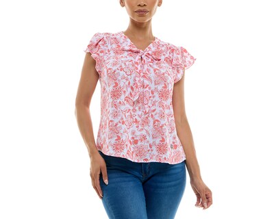 Foto 3 | Blusa Adrienne Vittadini con Moño Manga Corta