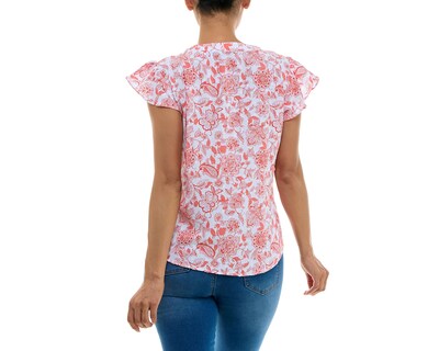 Foto 4 | Blusa Adrienne Vittadini con Moño Manga Corta