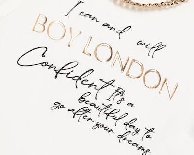 Foto 3 | Playera Boy London Estampada para Mujer