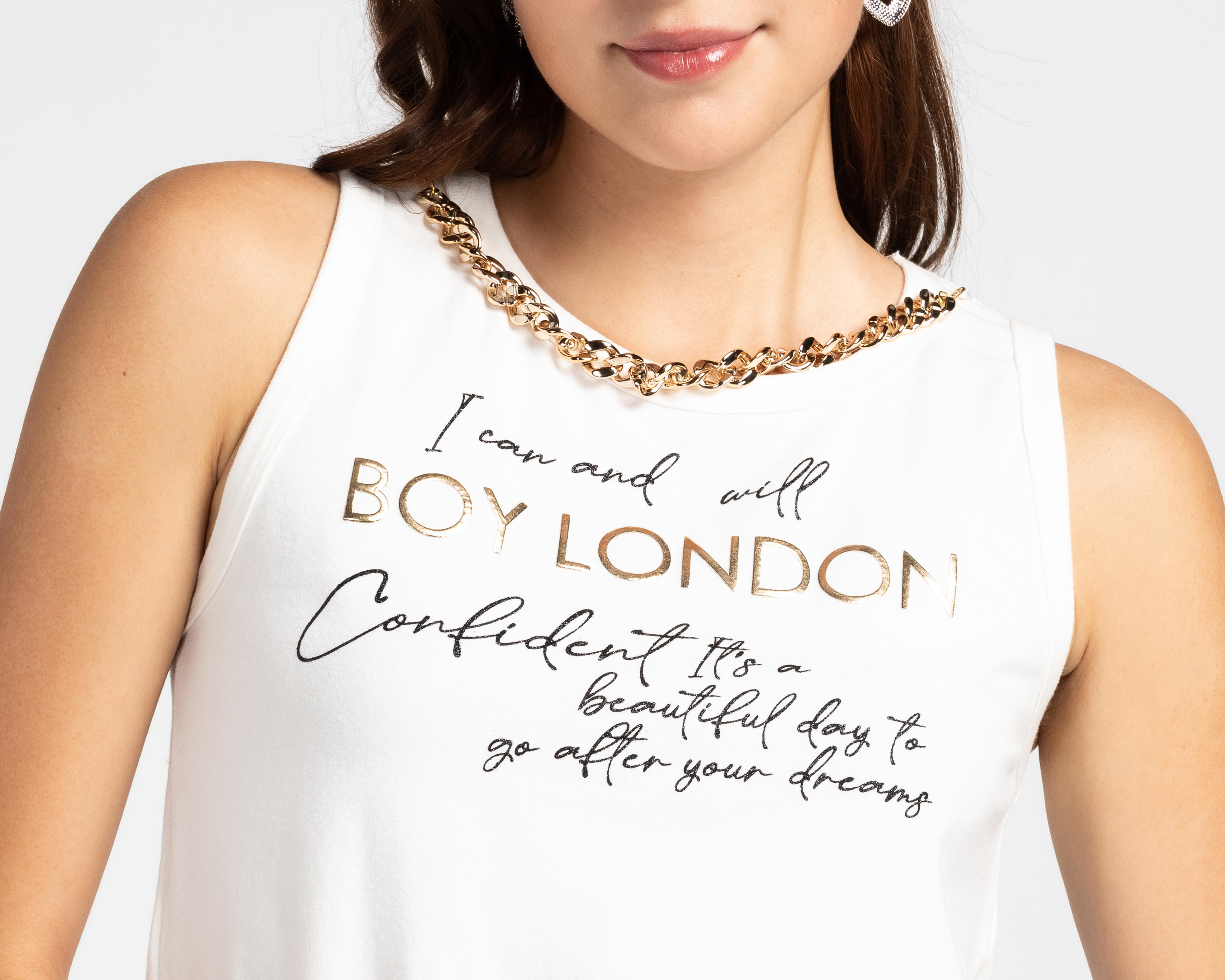 Foto 4 | Playera Boy London Estampada para Mujer