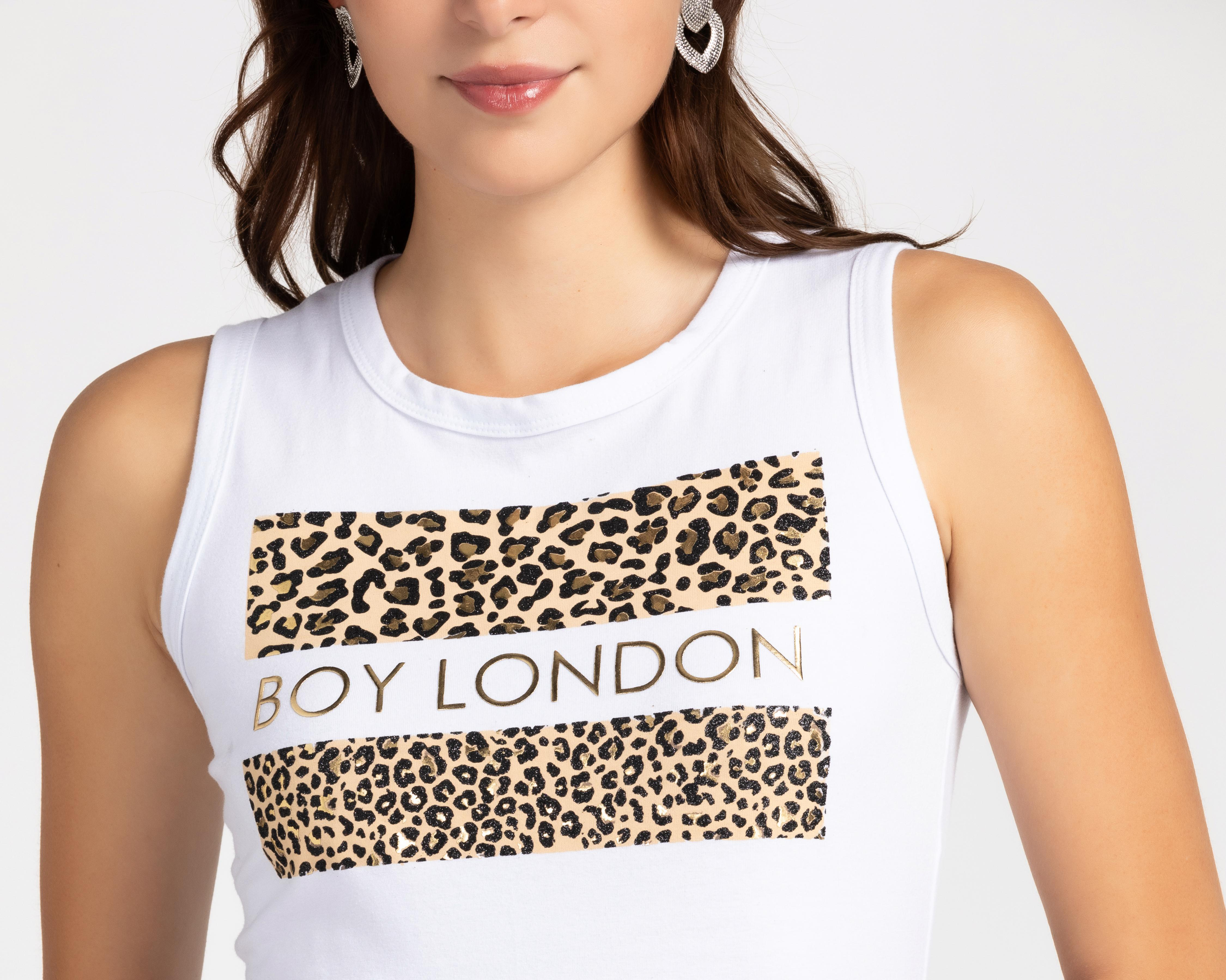 Foto 5 pulgar | Playera Boy London sin Mangas para Mujer