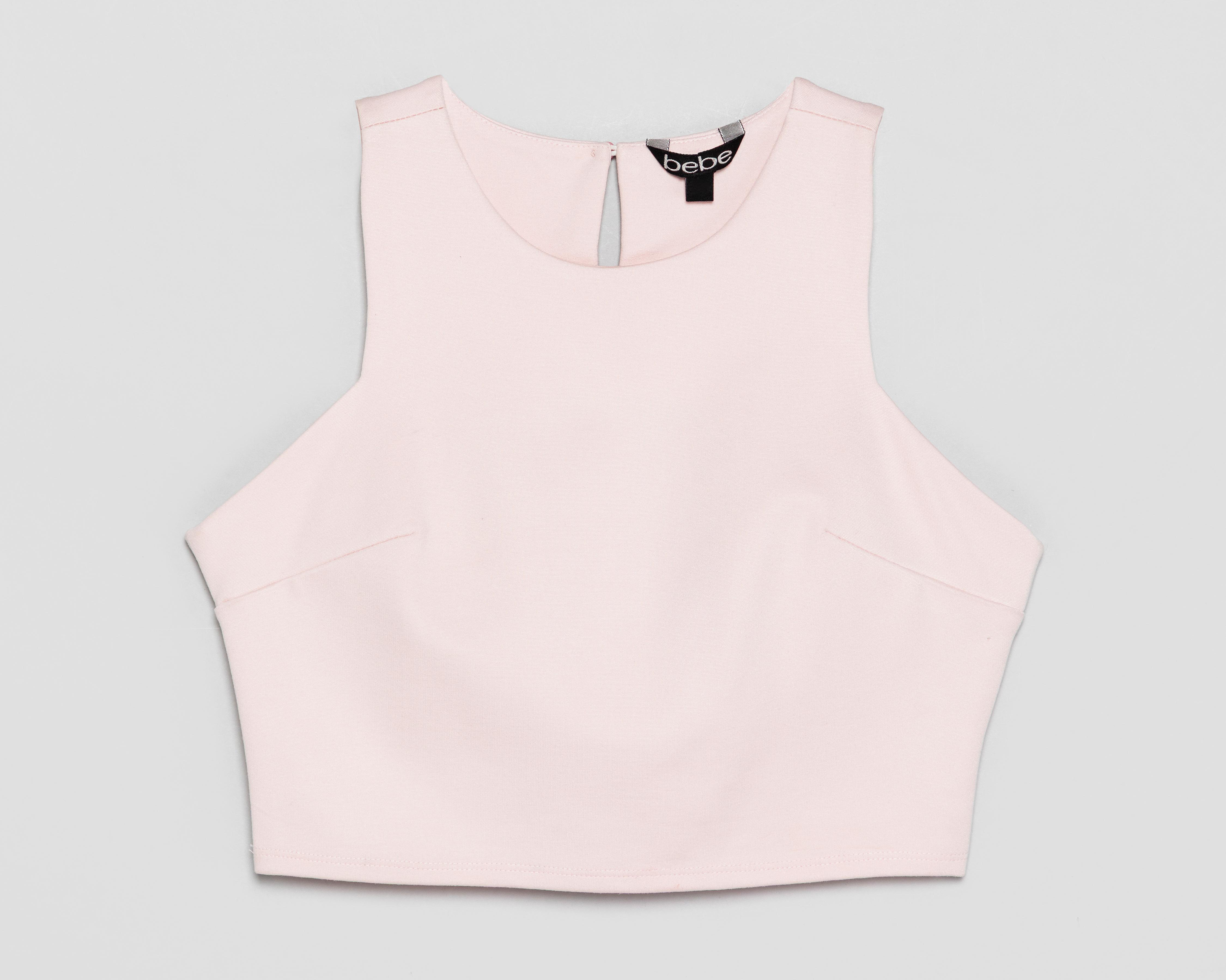 Foto 2 pulgar | Crop Top sin Mangas Bebe para Mujer