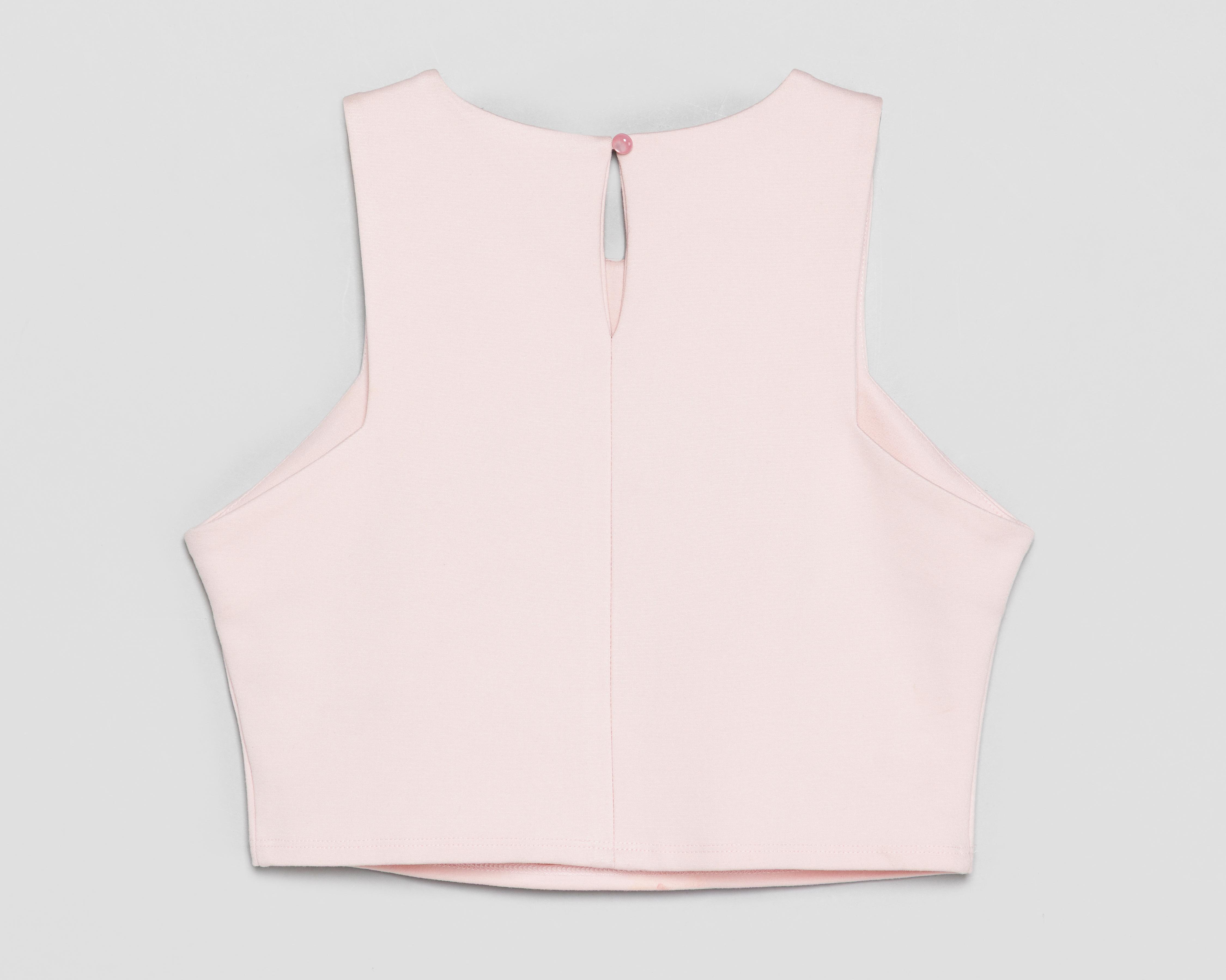 Foto 2 | Crop Top sin Mangas Bebe para Mujer