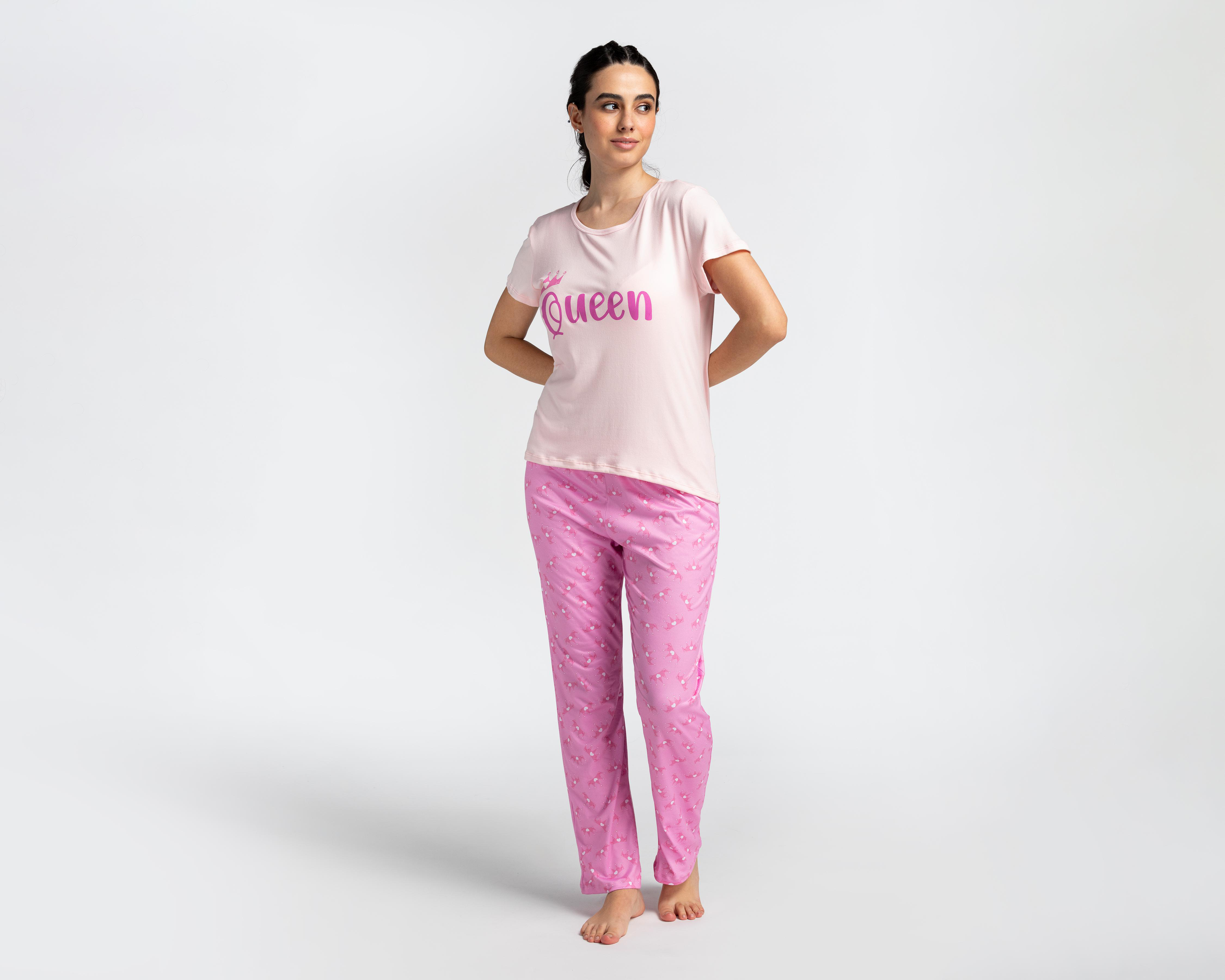 Foto 1 | Pijama Activa Estampada para Mujer