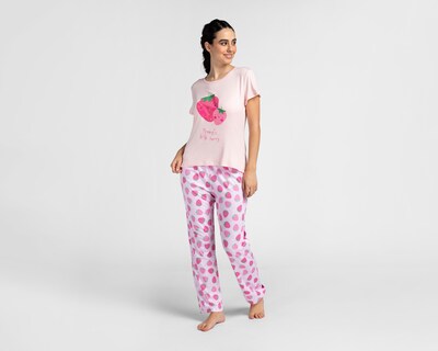 Foto 1 | Pijama Activa Estampada para Mujer