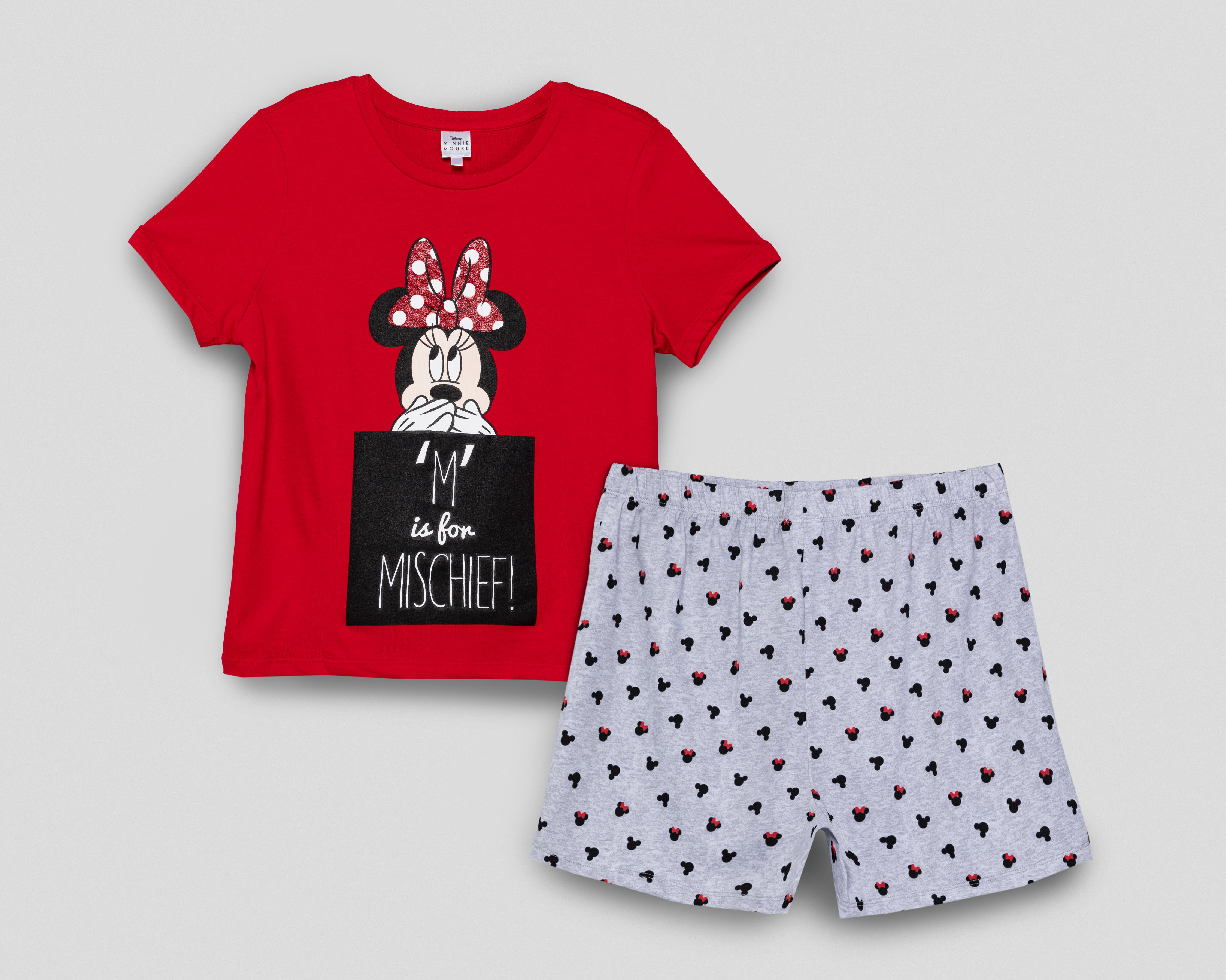 Foto 1 | Pijama Disney Minnie Mouse Juvenil 2 Piezas