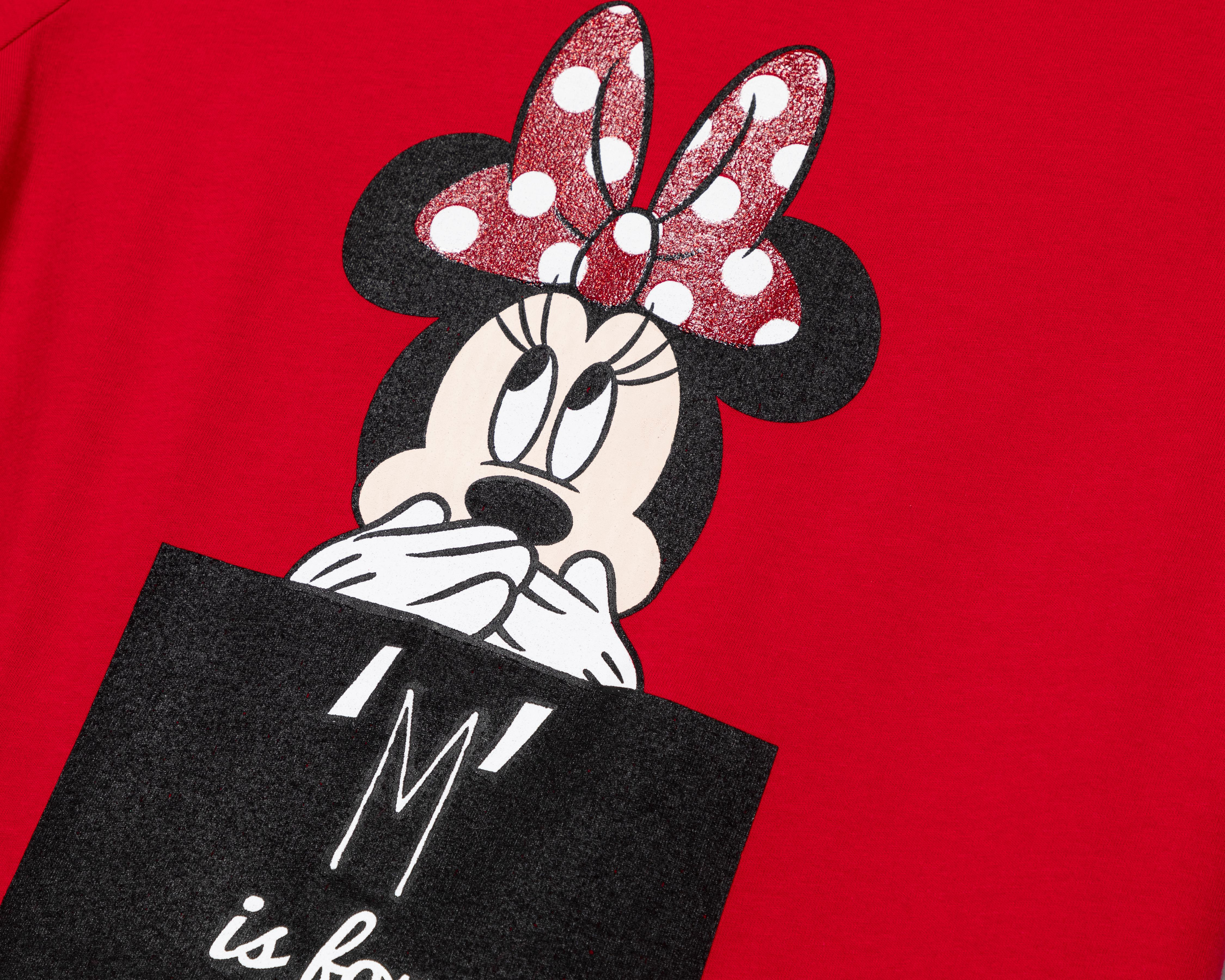 Foto 3 | Pijama Disney Minnie Mouse Juvenil 2 Piezas