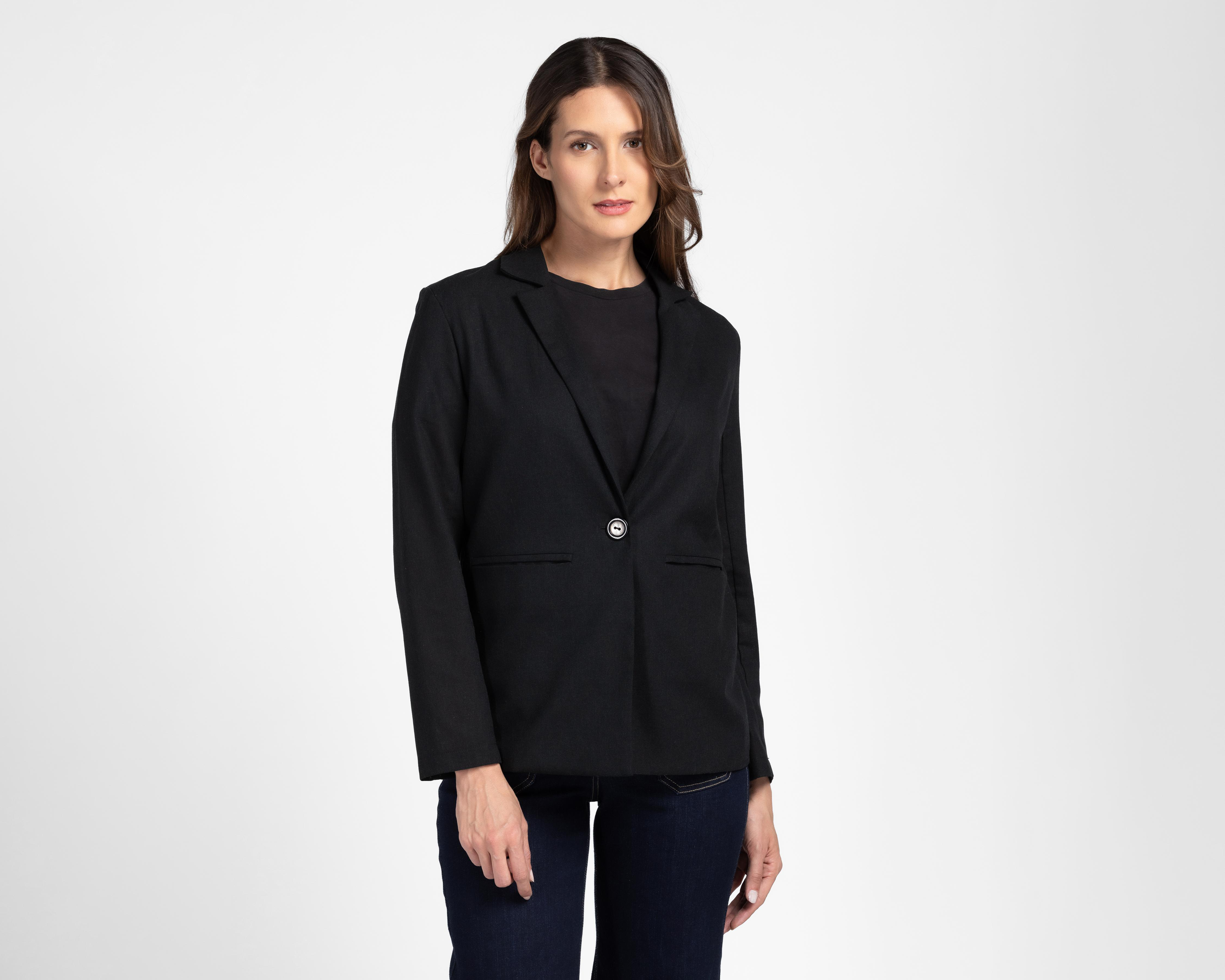 Blazer Negro Sahara para Mujer