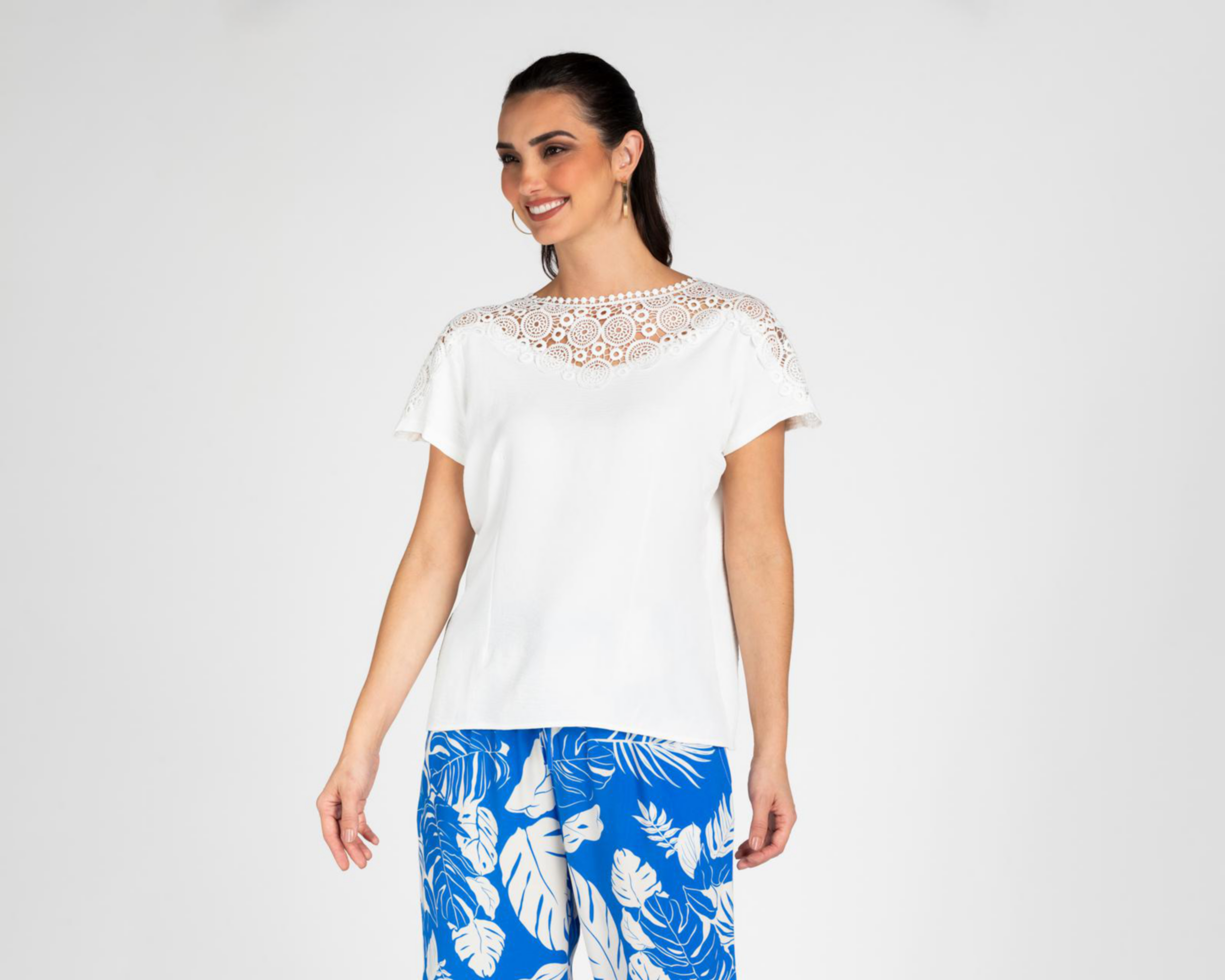 Foto 2 pulgar | Blusa Lady Sun Blanca para Mujer