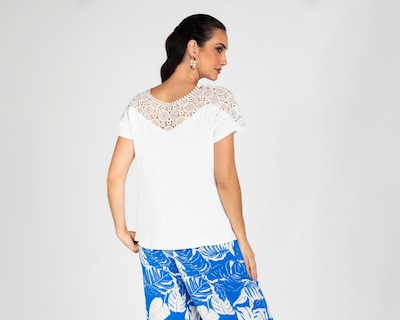 Foto 3 | Blusa Lady Sun Blanca para Mujer