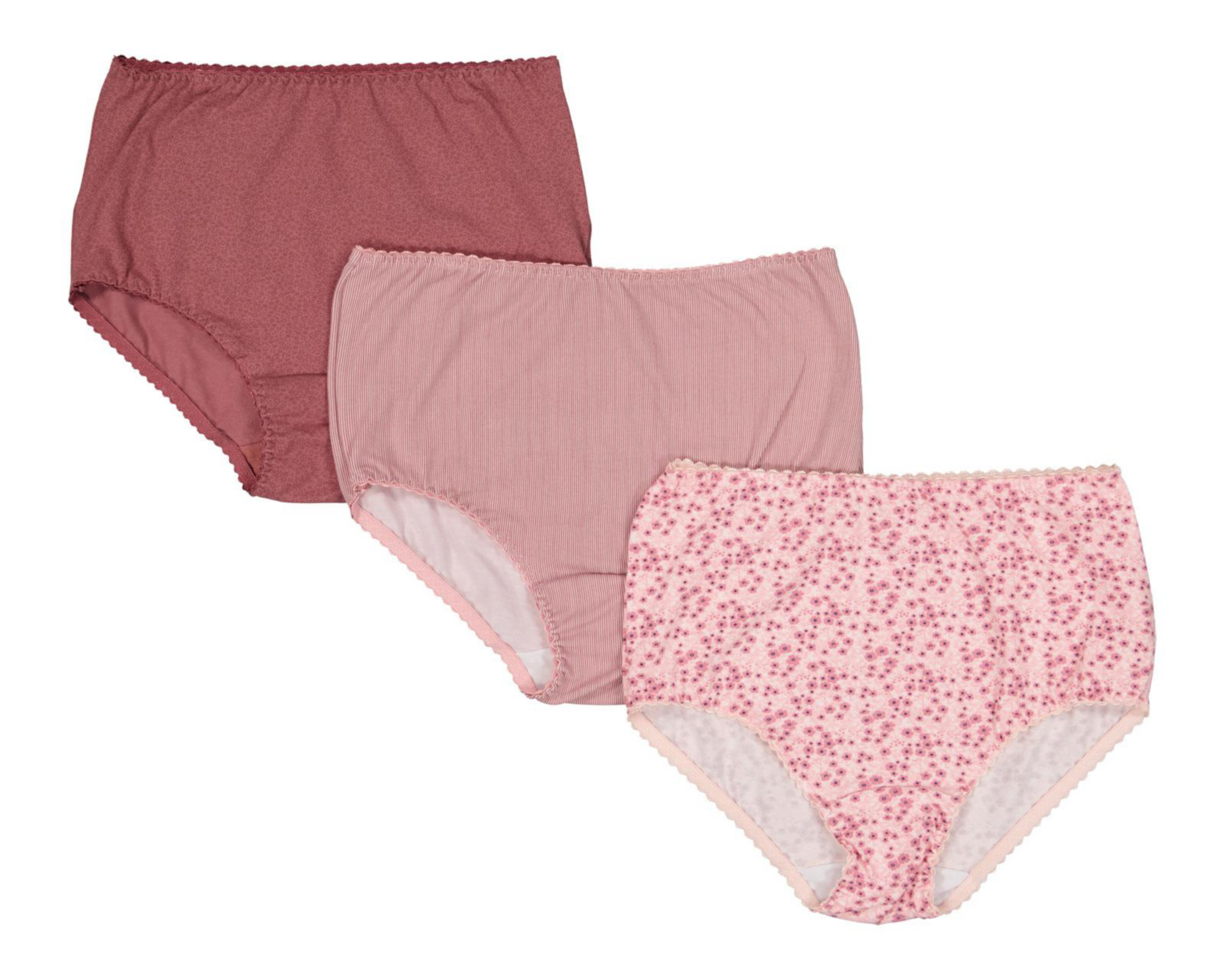 Foto 2 pulgar | Pantaleta Estampada Emociones para Mujer 3 Piezas