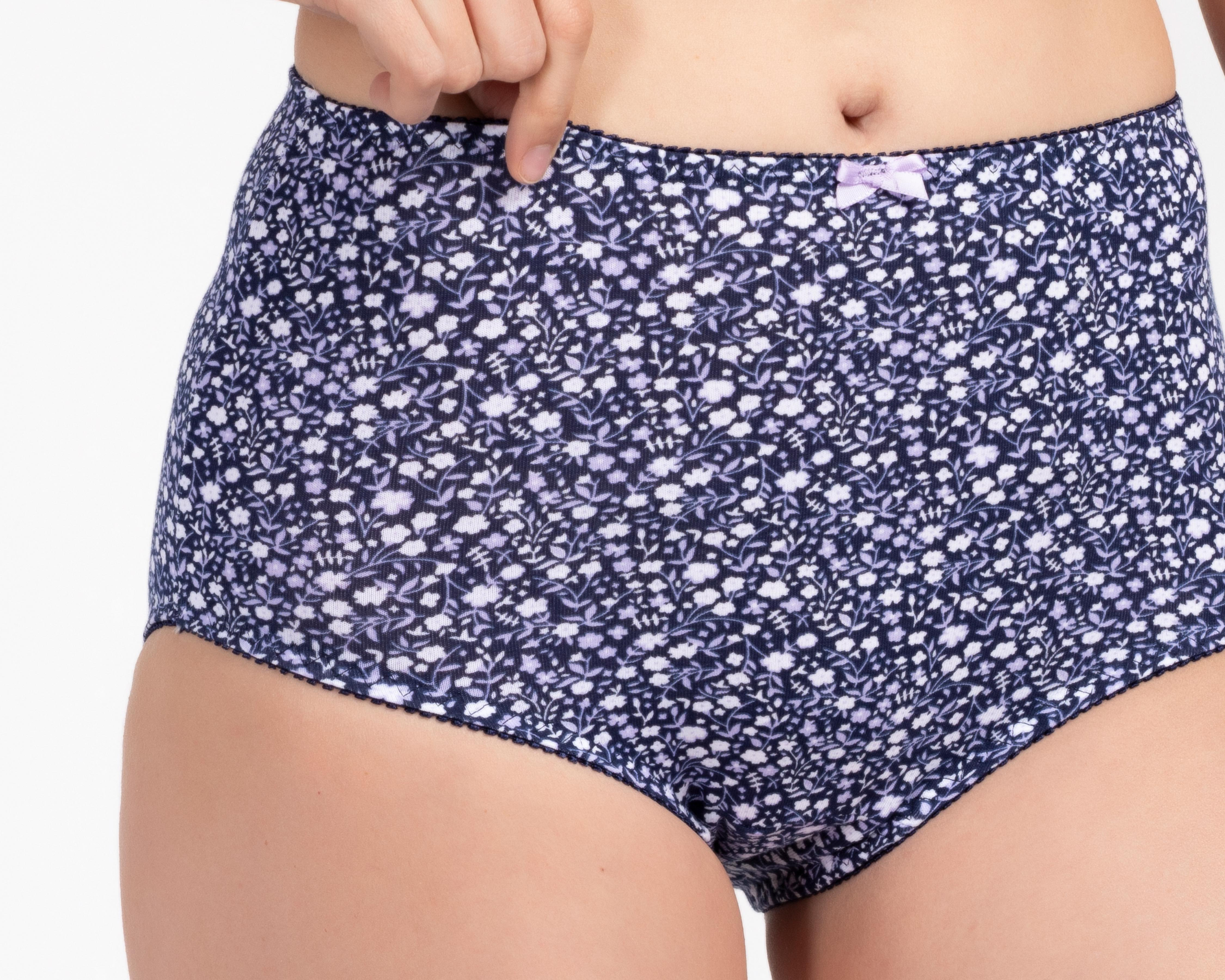 Foto 5 pulgar | Pantaleta Estampada Emociones para Mujer 3 Piezas