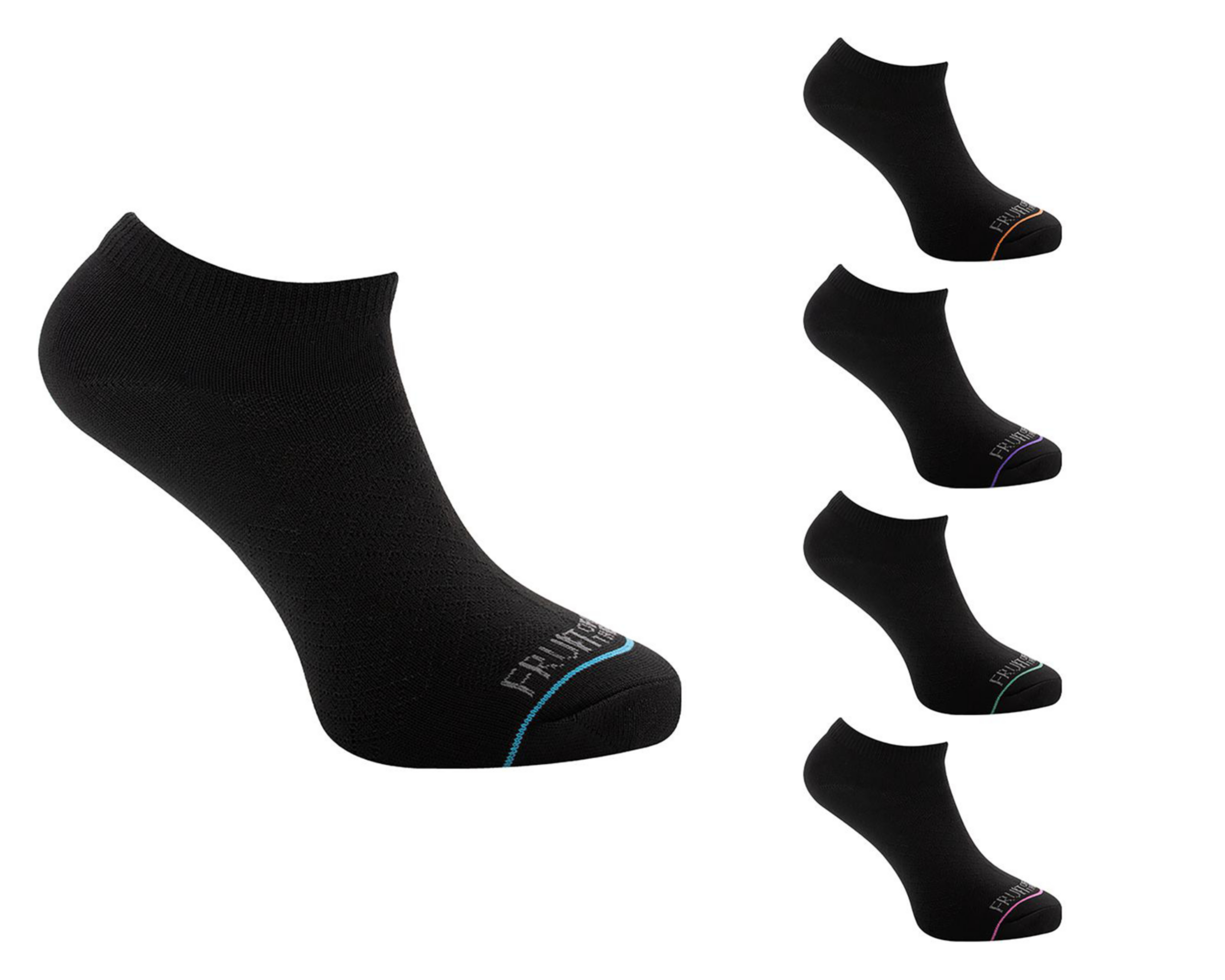 Foto 1 | Calcetines Deportivos Fruit Of The Loom para Mujer 5 Pares