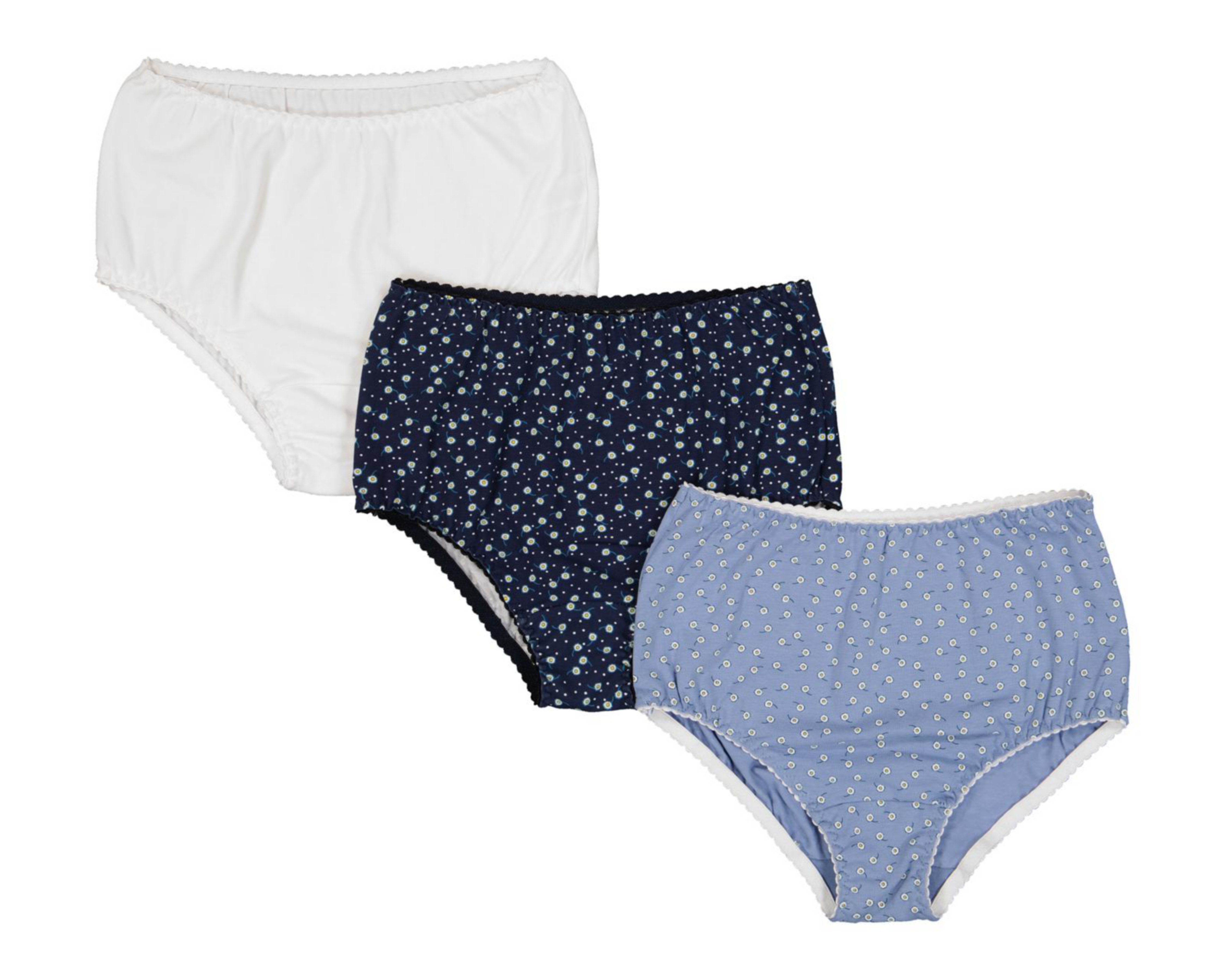 Foto 2 pulgar | Pantaleta Estampada Emociones para Mujer 3 Piezas