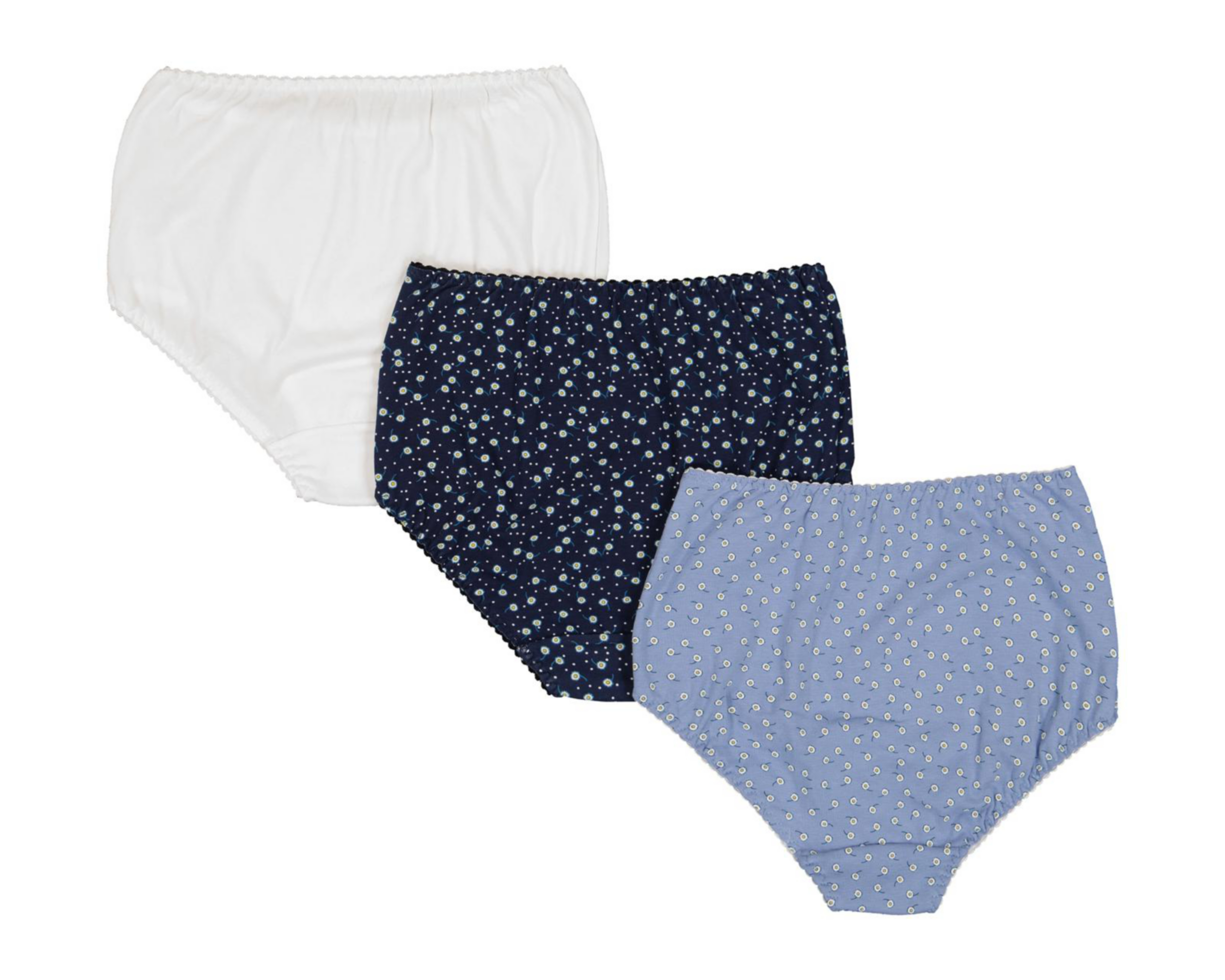 Foto 3 pulgar | Pantaleta Estampada Emociones para Mujer 3 Piezas