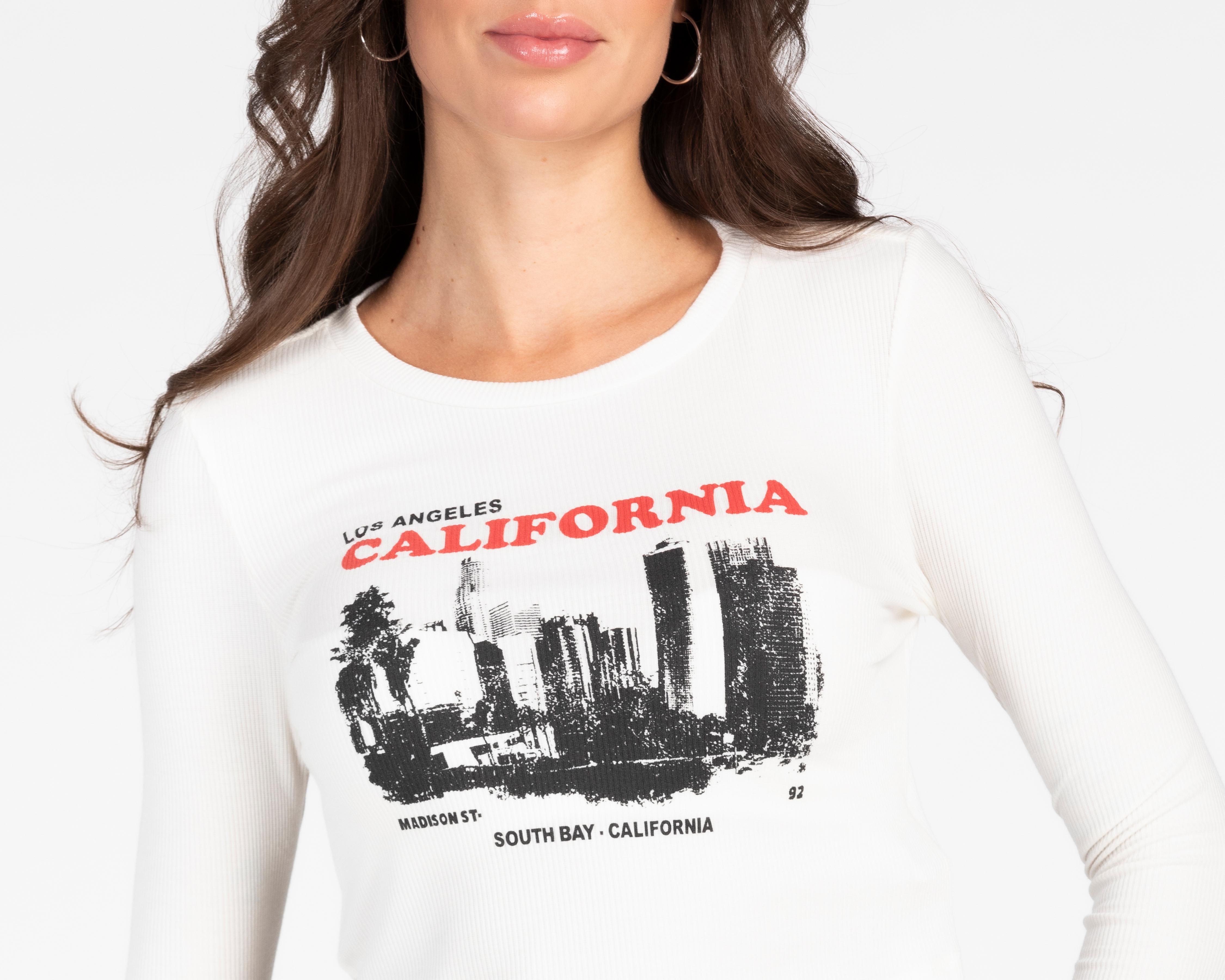 Foto 5 pulgar | Playera Refill Manga Larga para Mujer