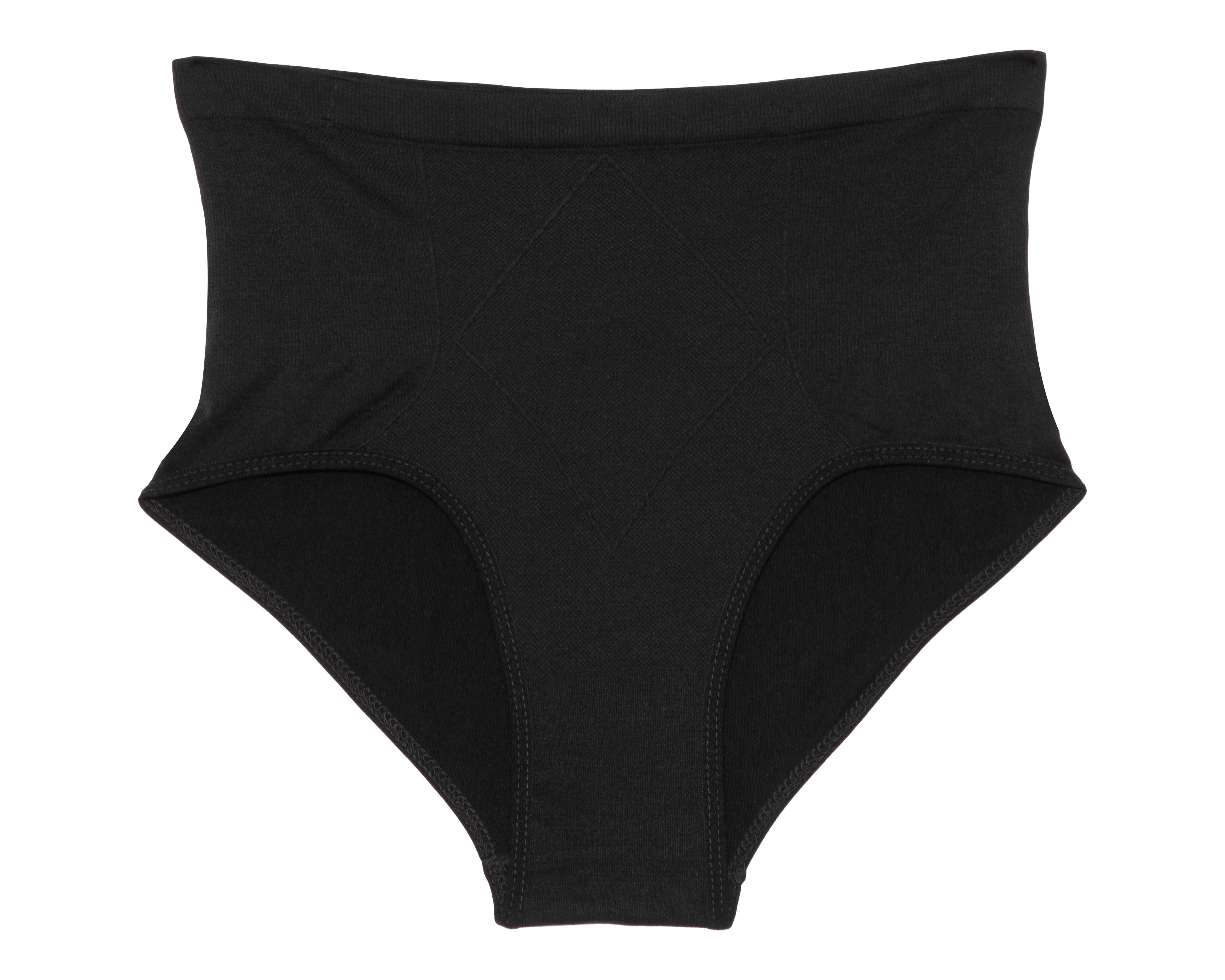 Foto 2 pulgar | Pantaleta Control Shape & Care Mediana Compresión Negra para Mujer