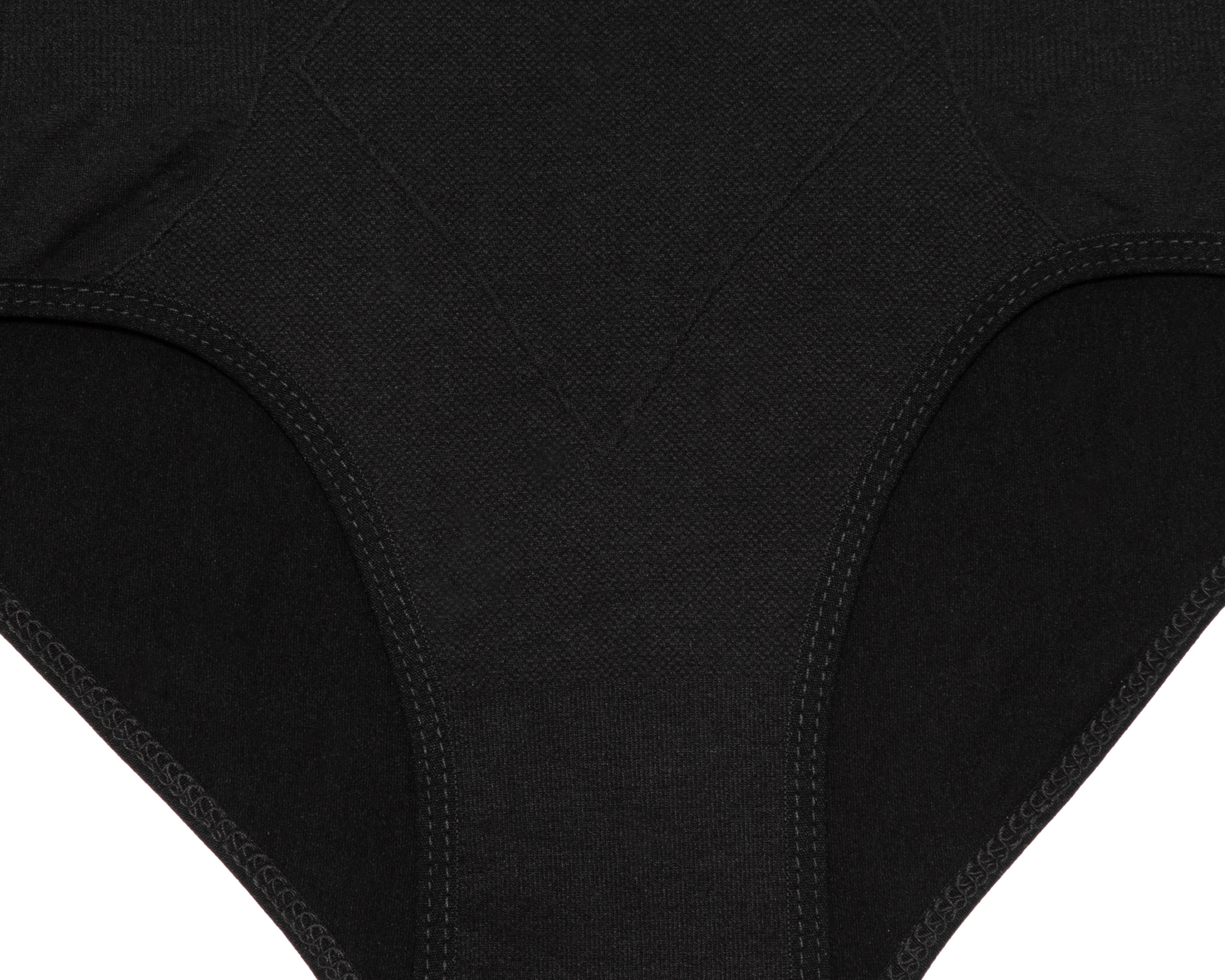 Foto 4 pulgar | Pantaleta Control Shape & Care Mediana Compresión Negra para Mujer