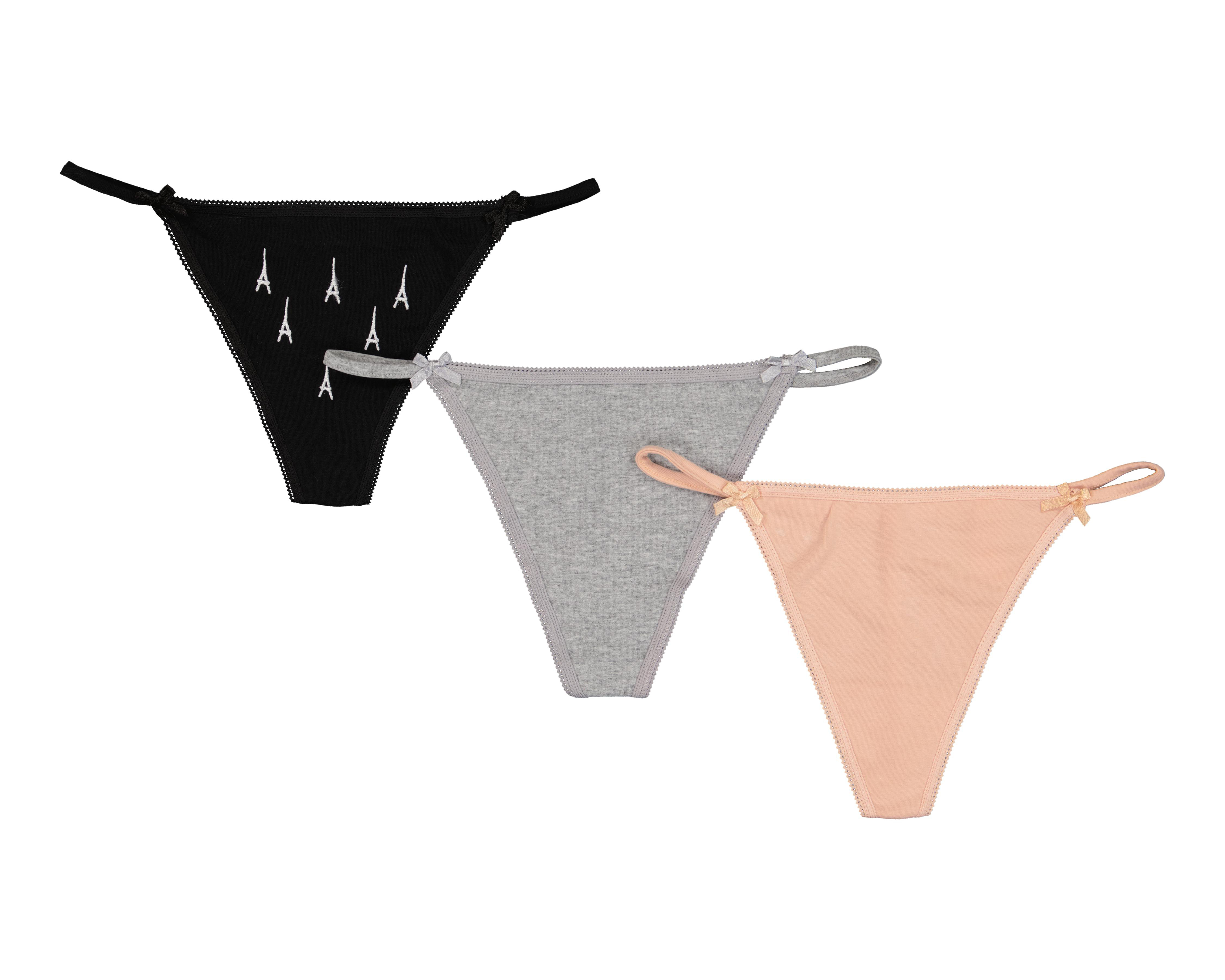 Foto 1 | Tanga de Algodón Lovest para Mujer 3 Piezas