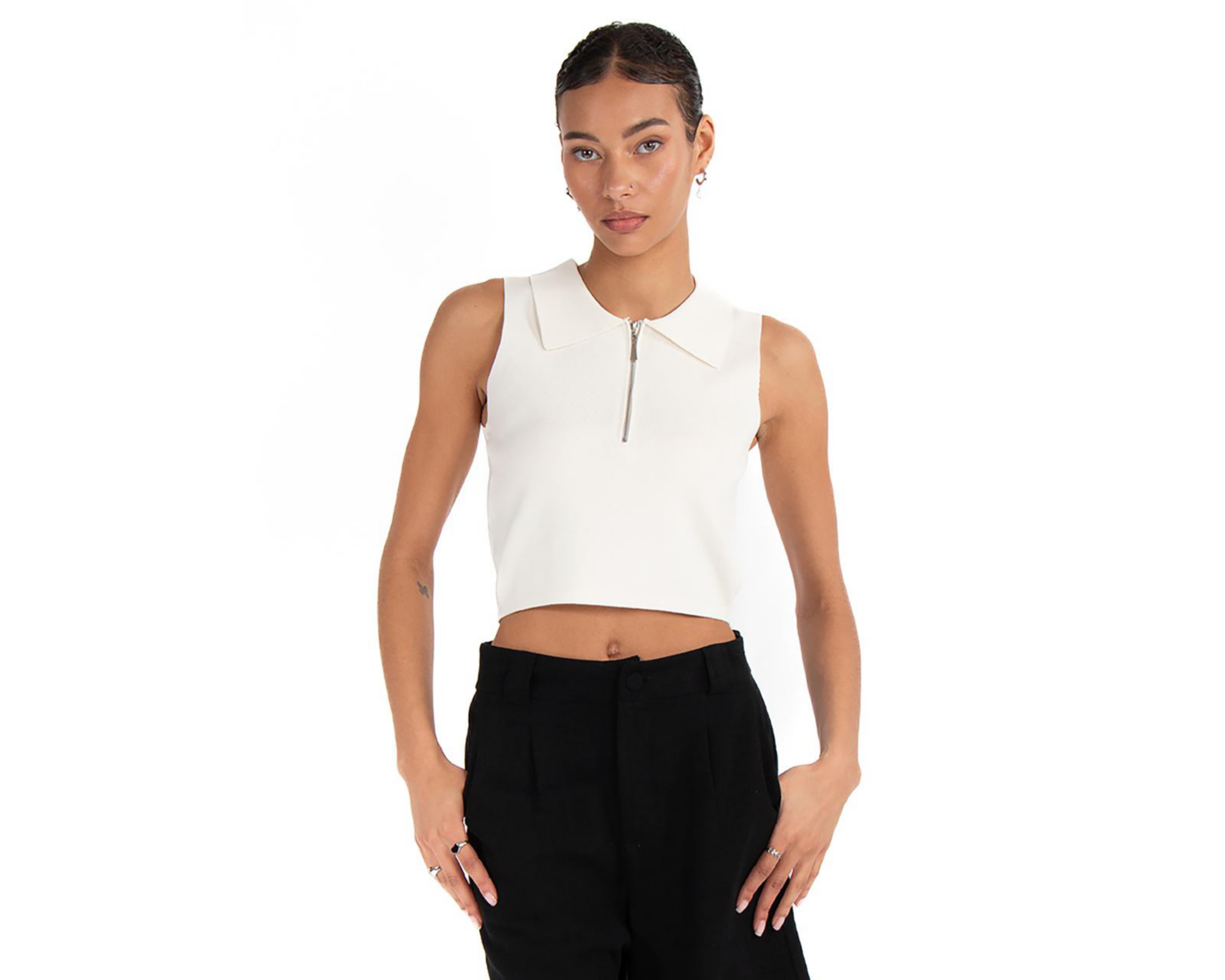 Foto 2 pulgar | Blusa sin Mangas Forever 21 para Mujer