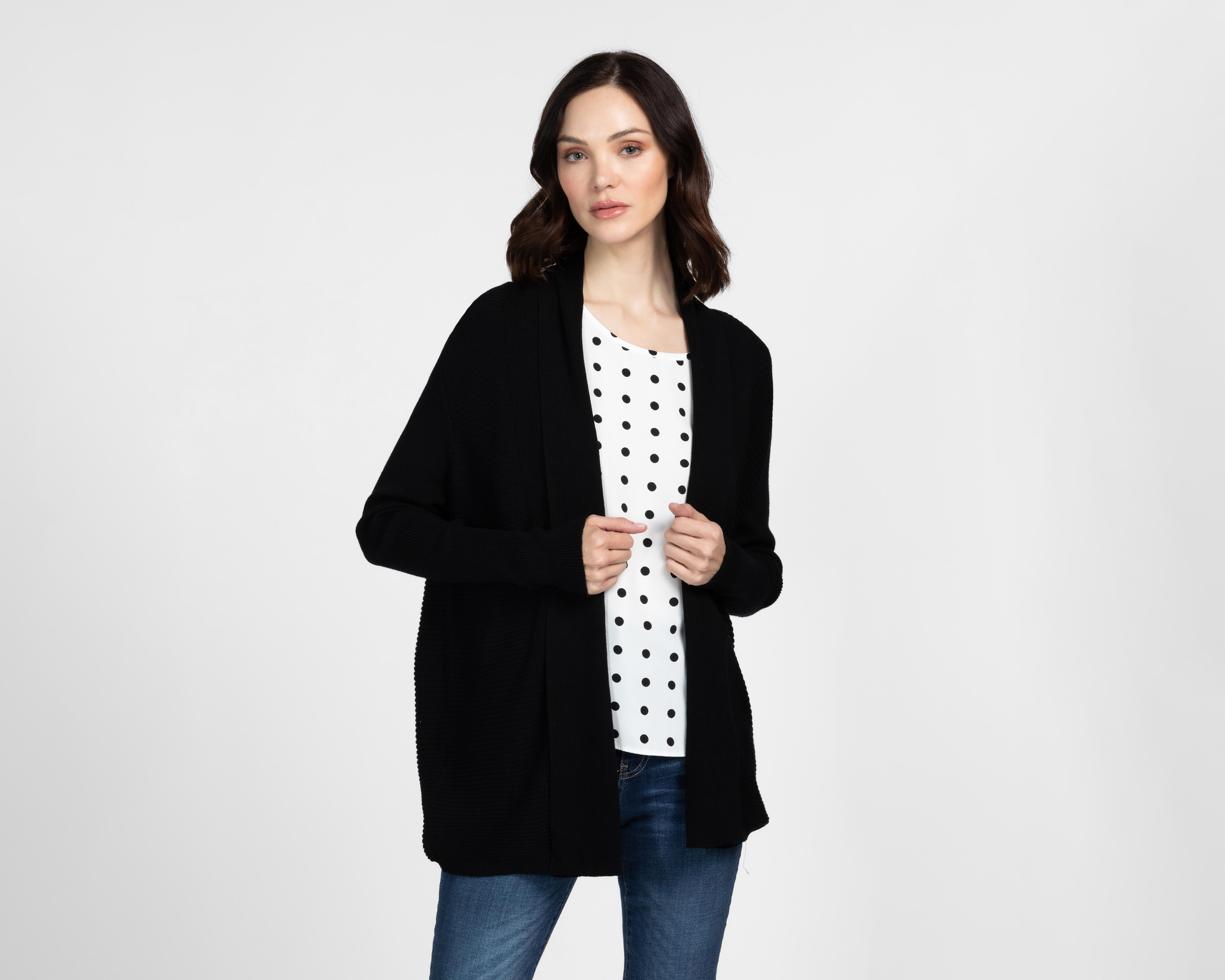 Foto 1 | Cárdigan Negro Sahara para Mujer
