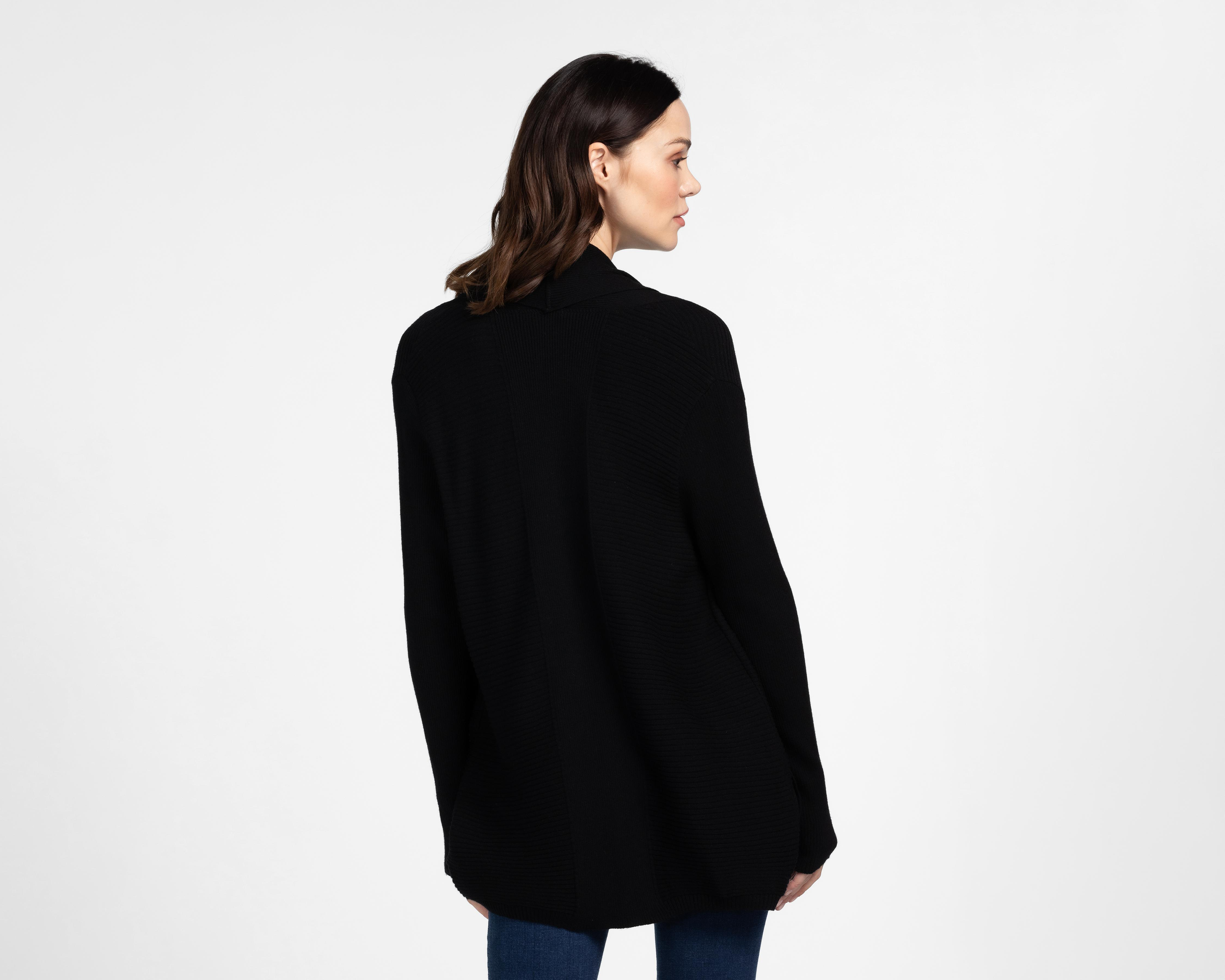 Foto 4 pulgar | Cárdigan Negro Sahara para Mujer
