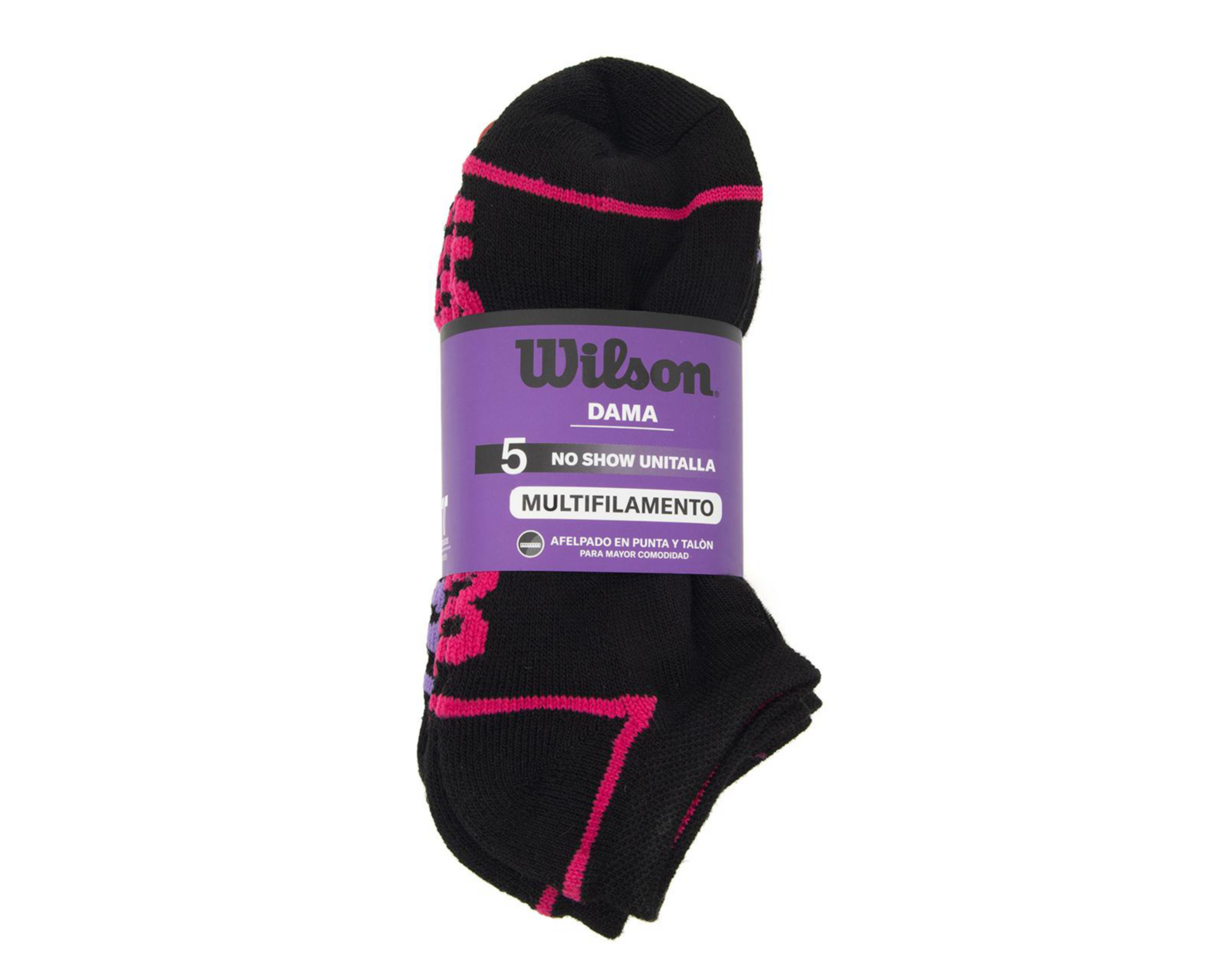 Foto 5 pulgar | Calcetas Deportivas Wilson para Mujer 5 Pares