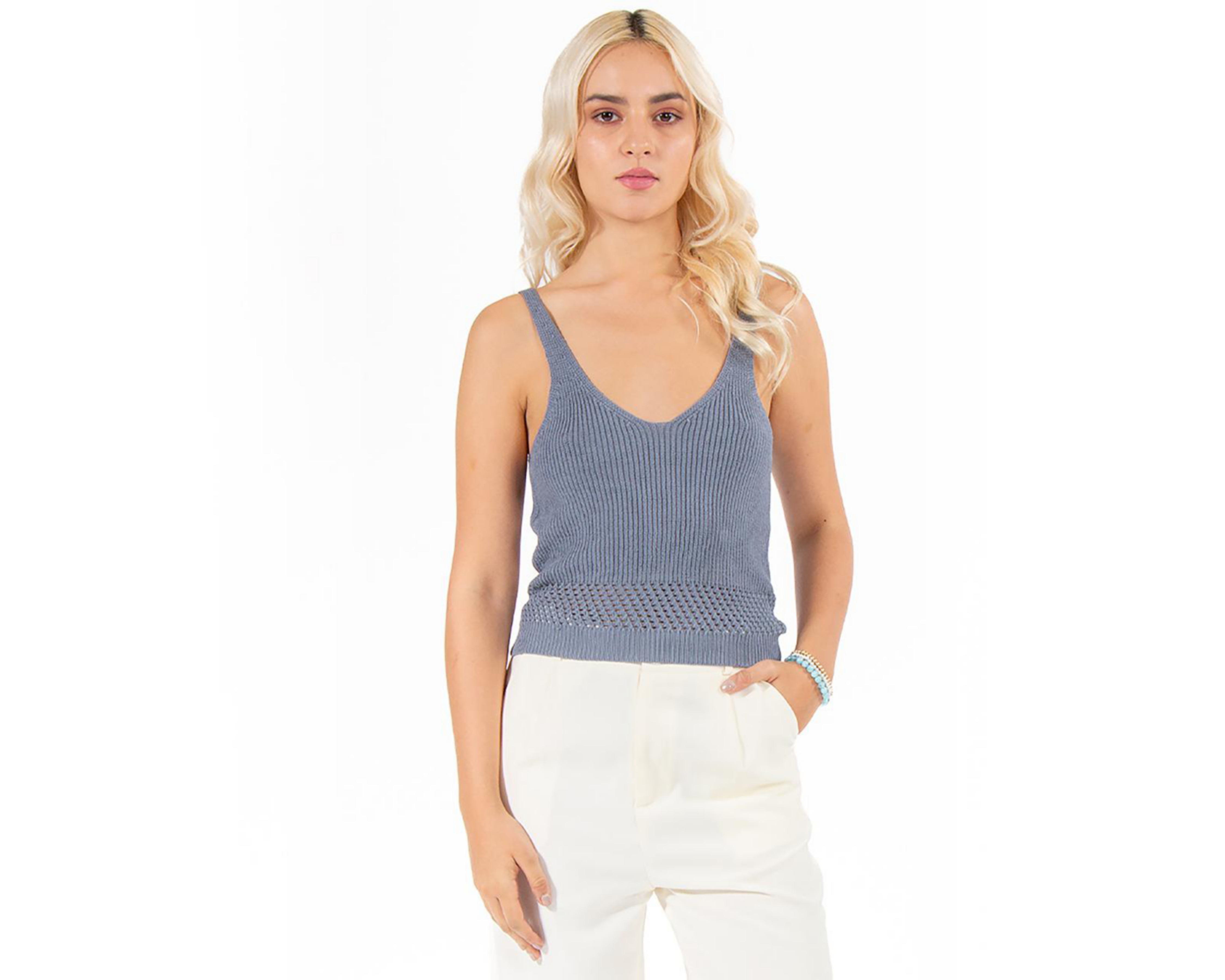 Foto 2 pulgar | Blusa Tejida Forever 21 para Mujer
