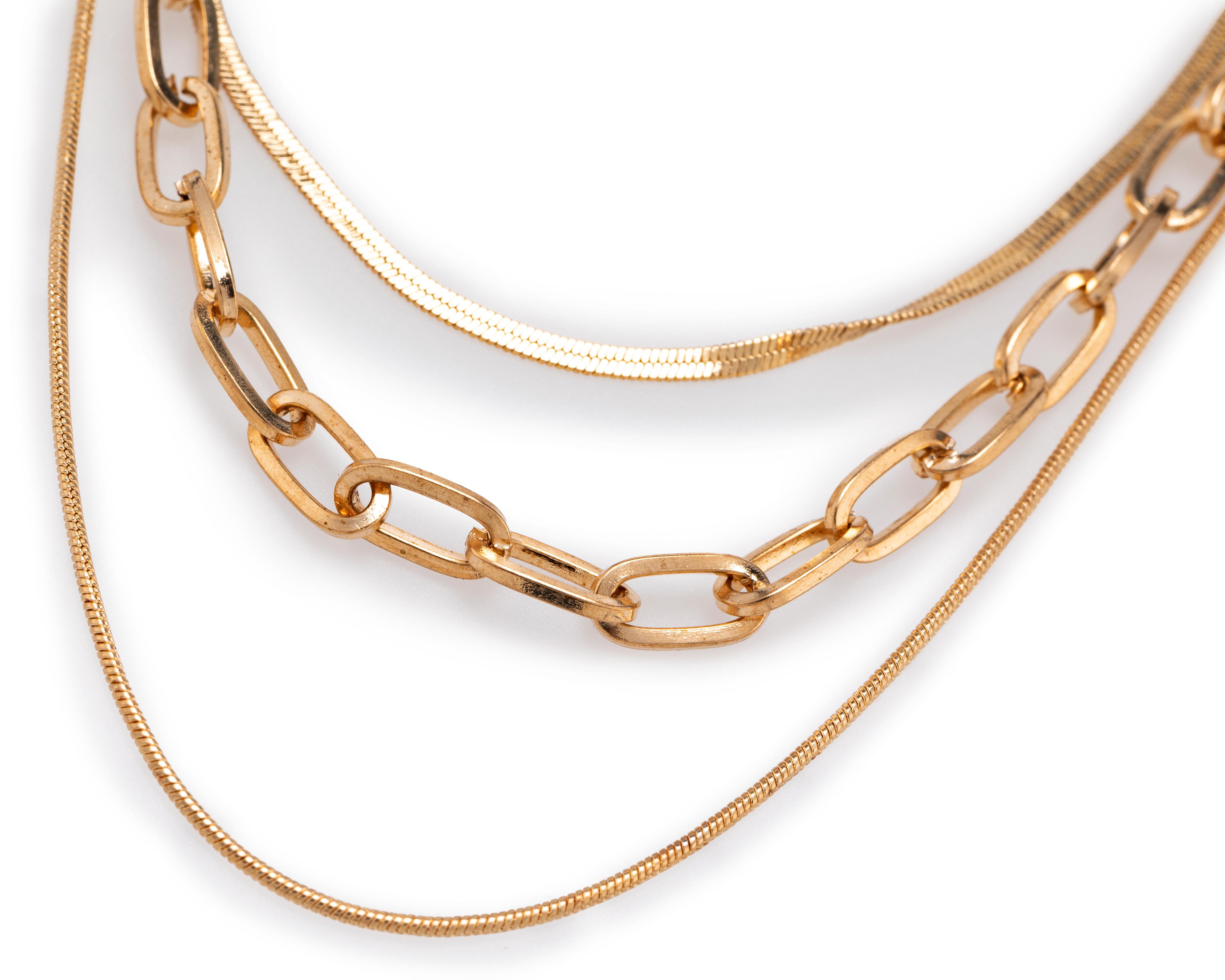 Foto 4 pulgar | Collar de Metal Jennifer Lopez