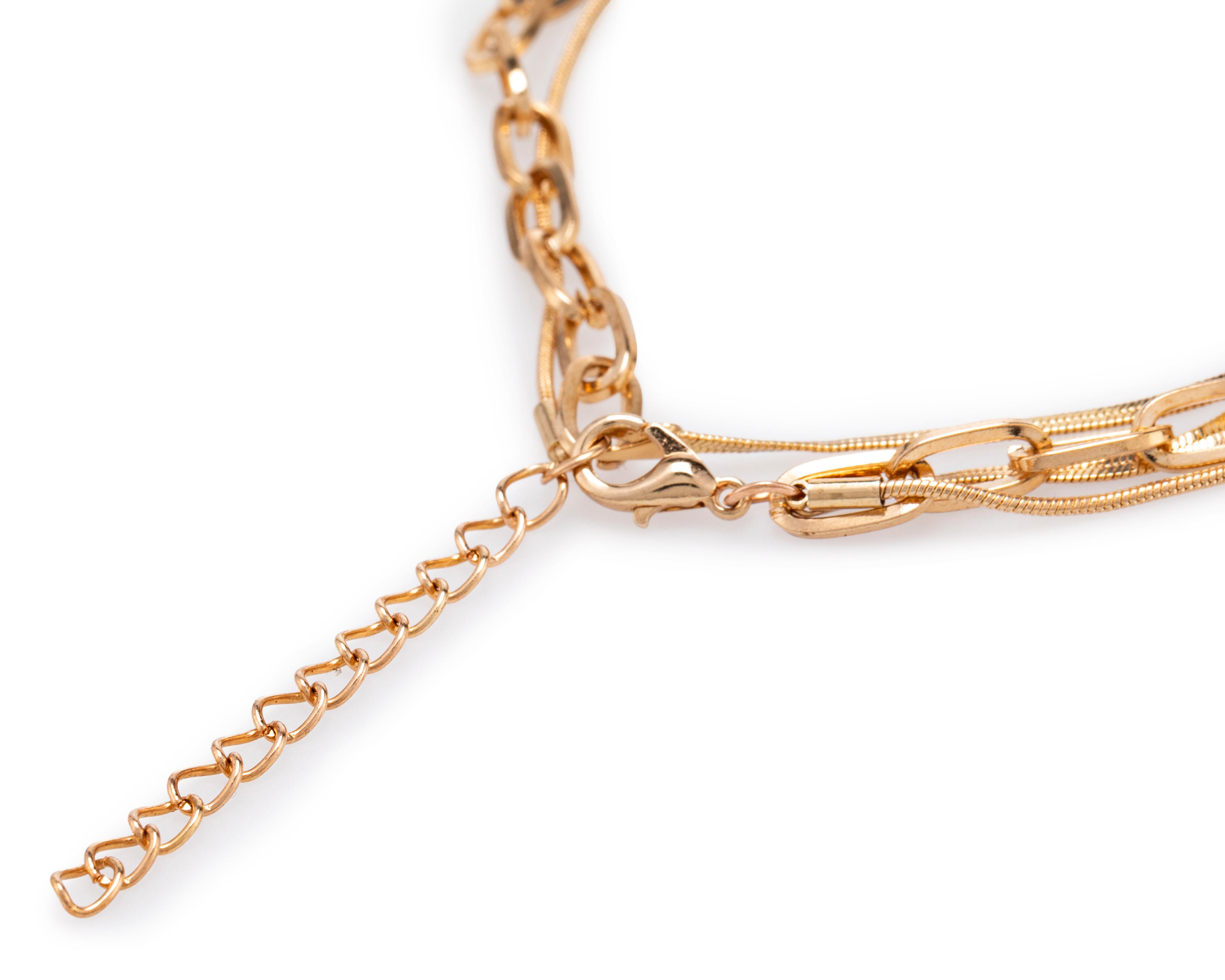 Foto 5 pulgar | Collar de Metal Jennifer Lopez