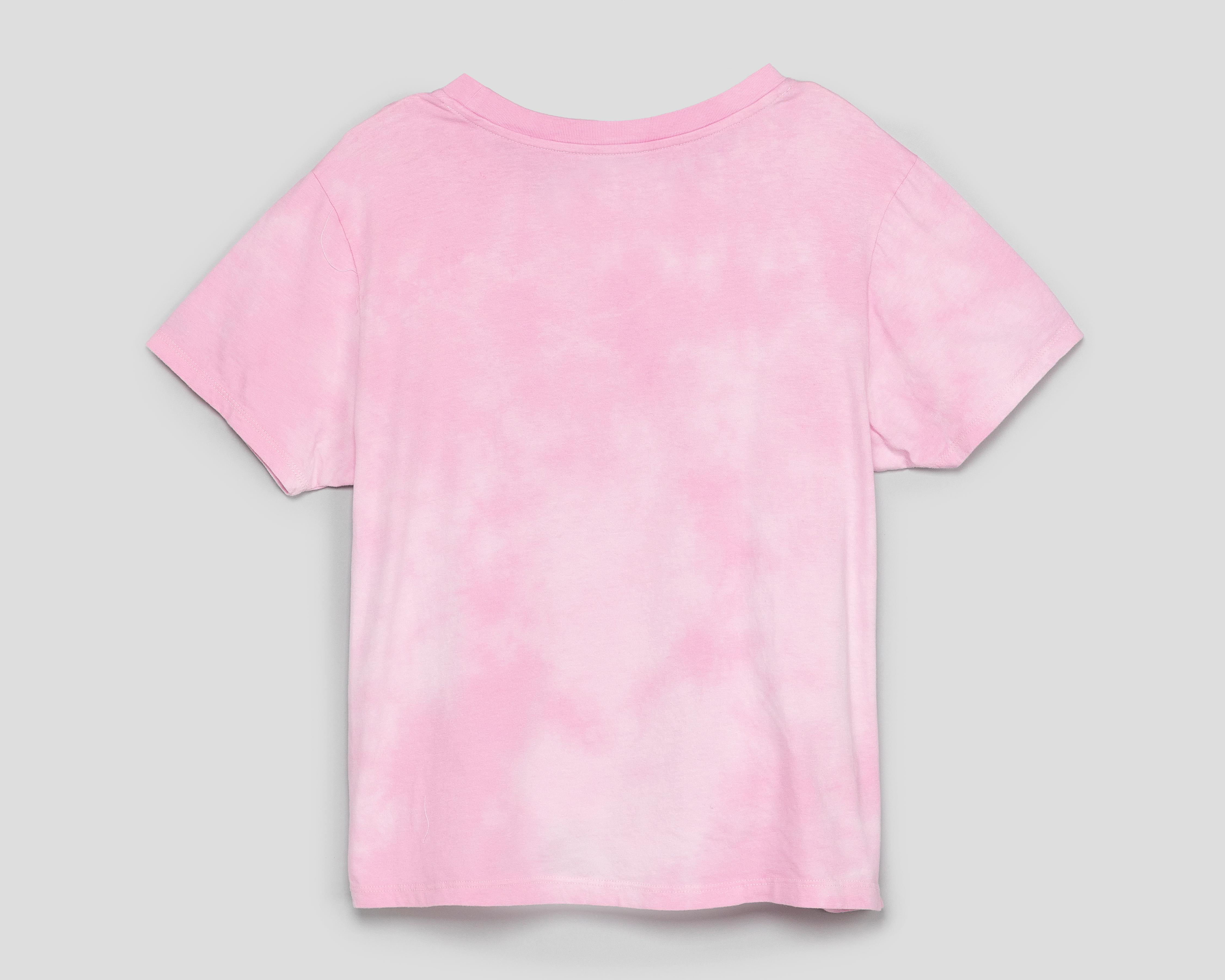 Foto 3 pulgar | Playera Rosa Bob Esponja para Mujer