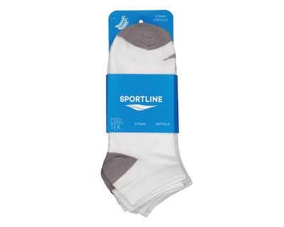 Foto 3 | Calcetas Deportivas Sportline para Mujer 6 Pares