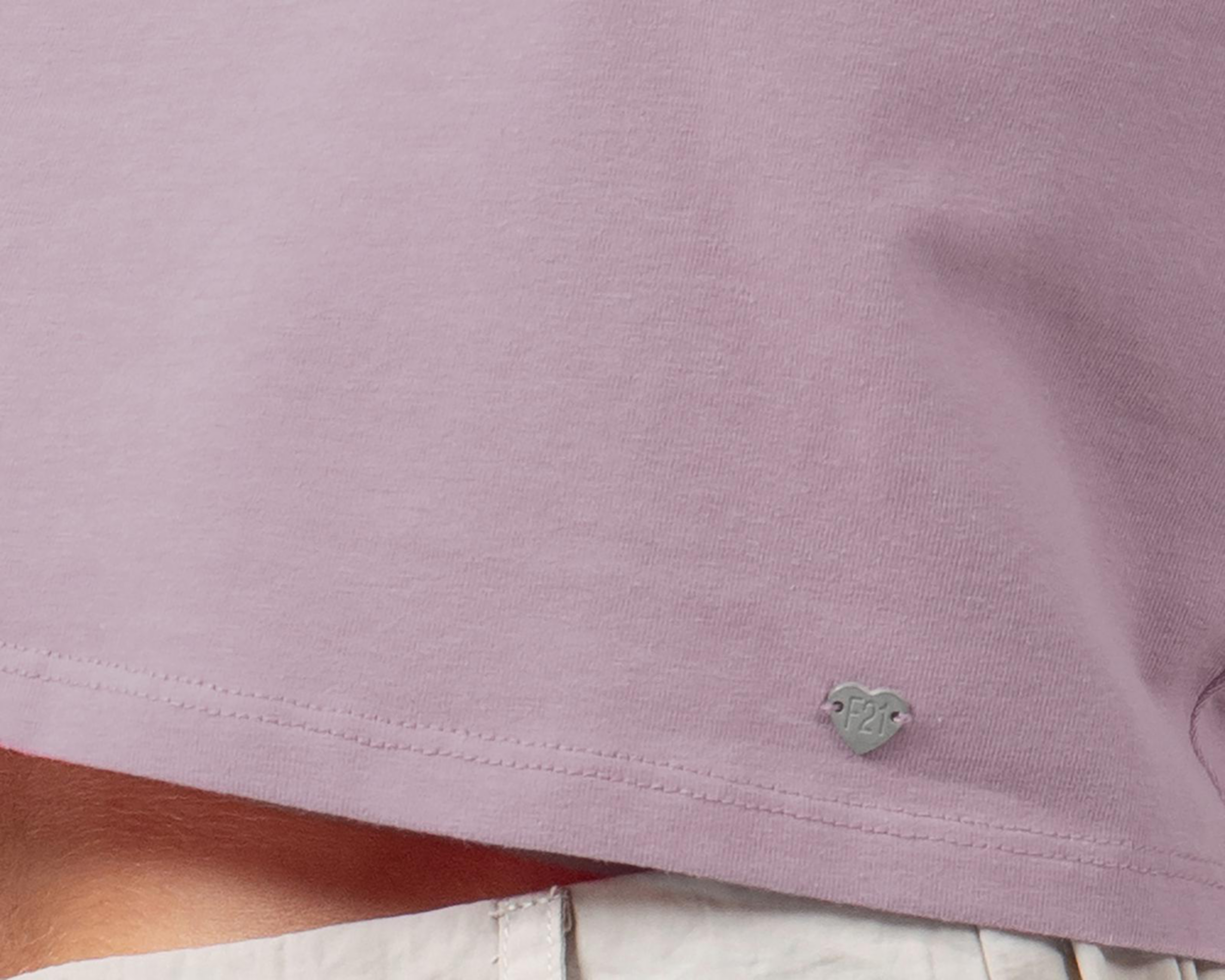 Foto 4 | Crop Top Rosa Forever 21 para Mujer