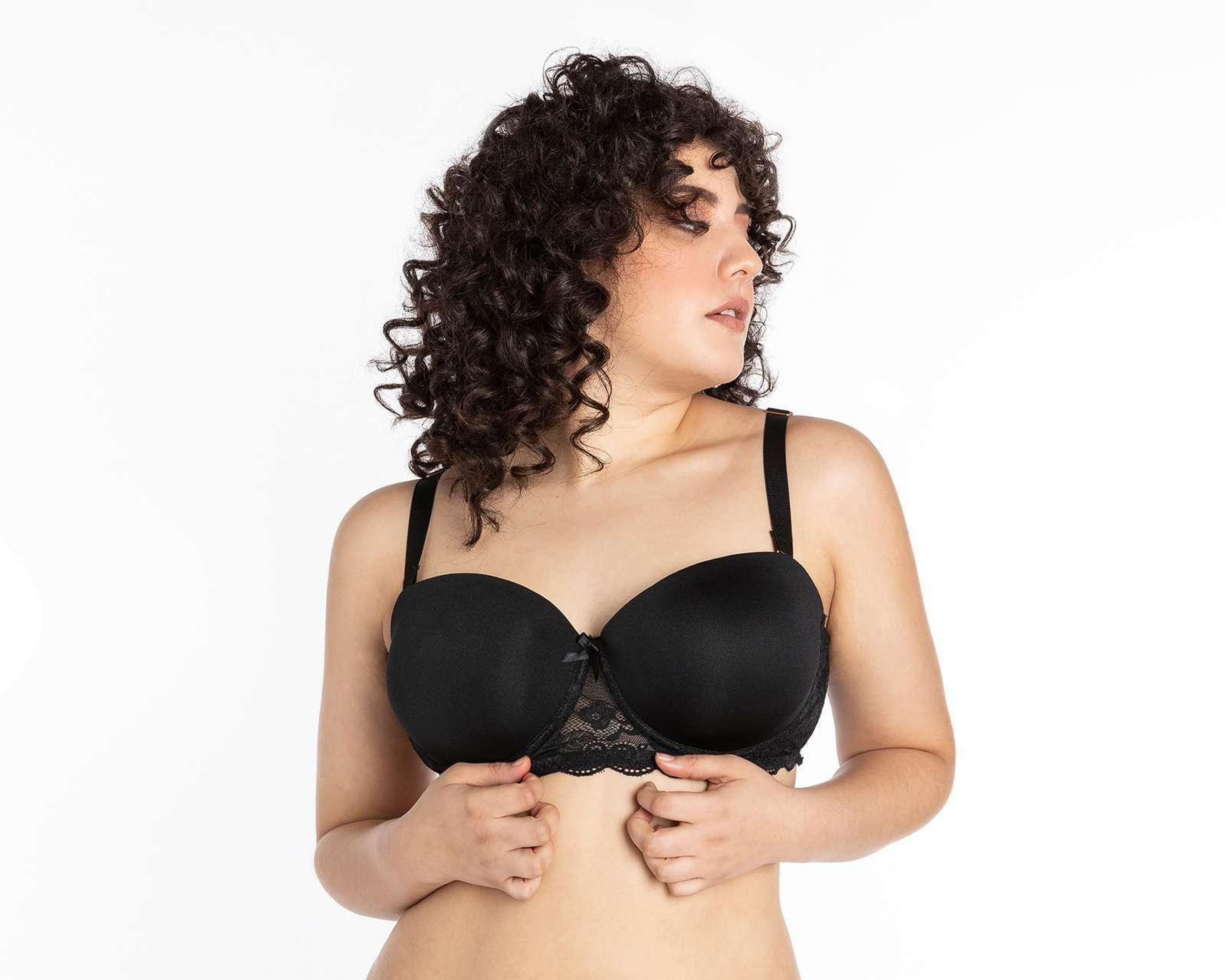 Foto 2 pulgar | Brasier Strapless Eva tu Estilo Íntimo Copa Completa para Mujer 2 Pack