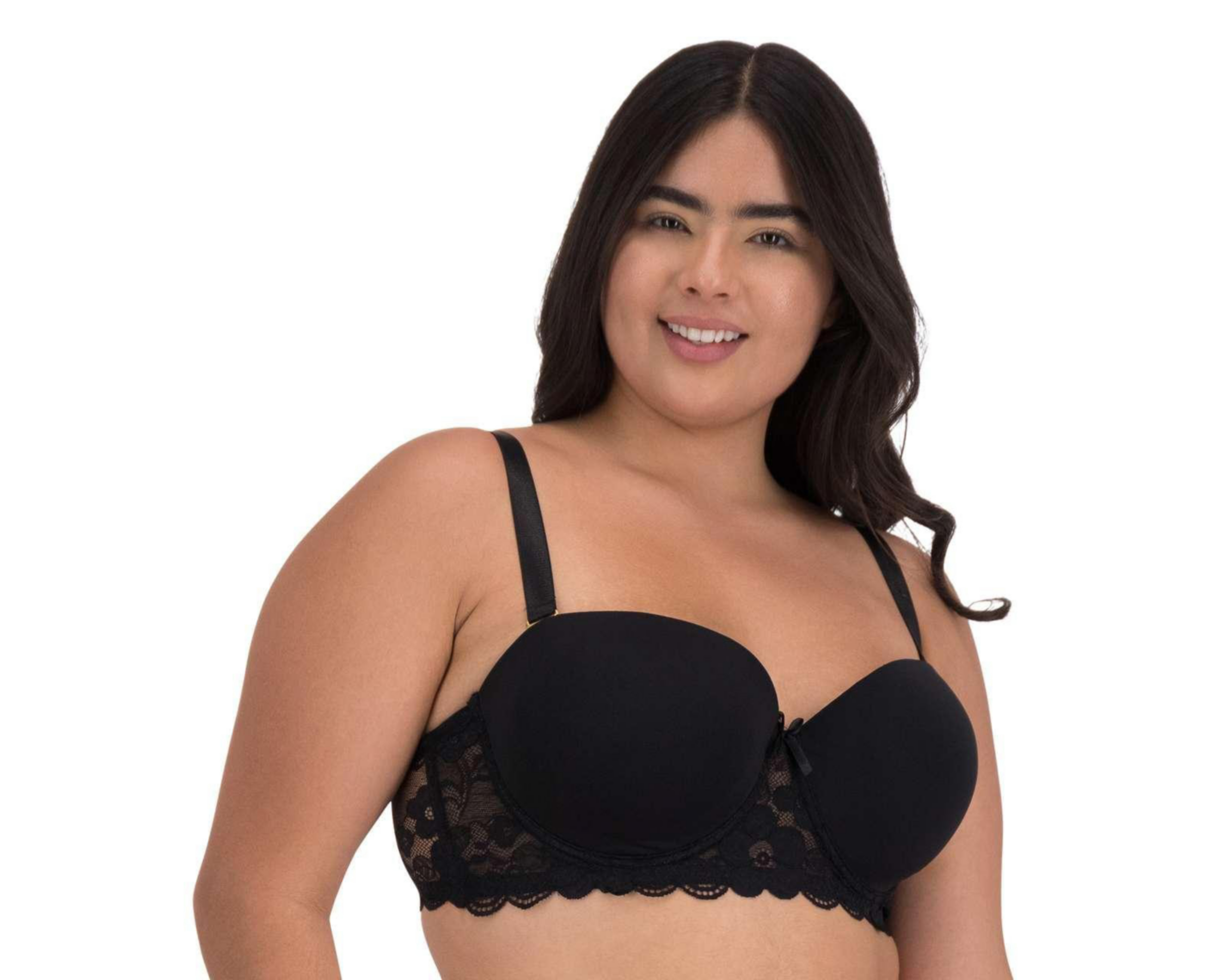 Foto 5 pulgar | Brasier Strapless Eva tu Estilo Íntimo Copa Completa para Mujer 2 Pack