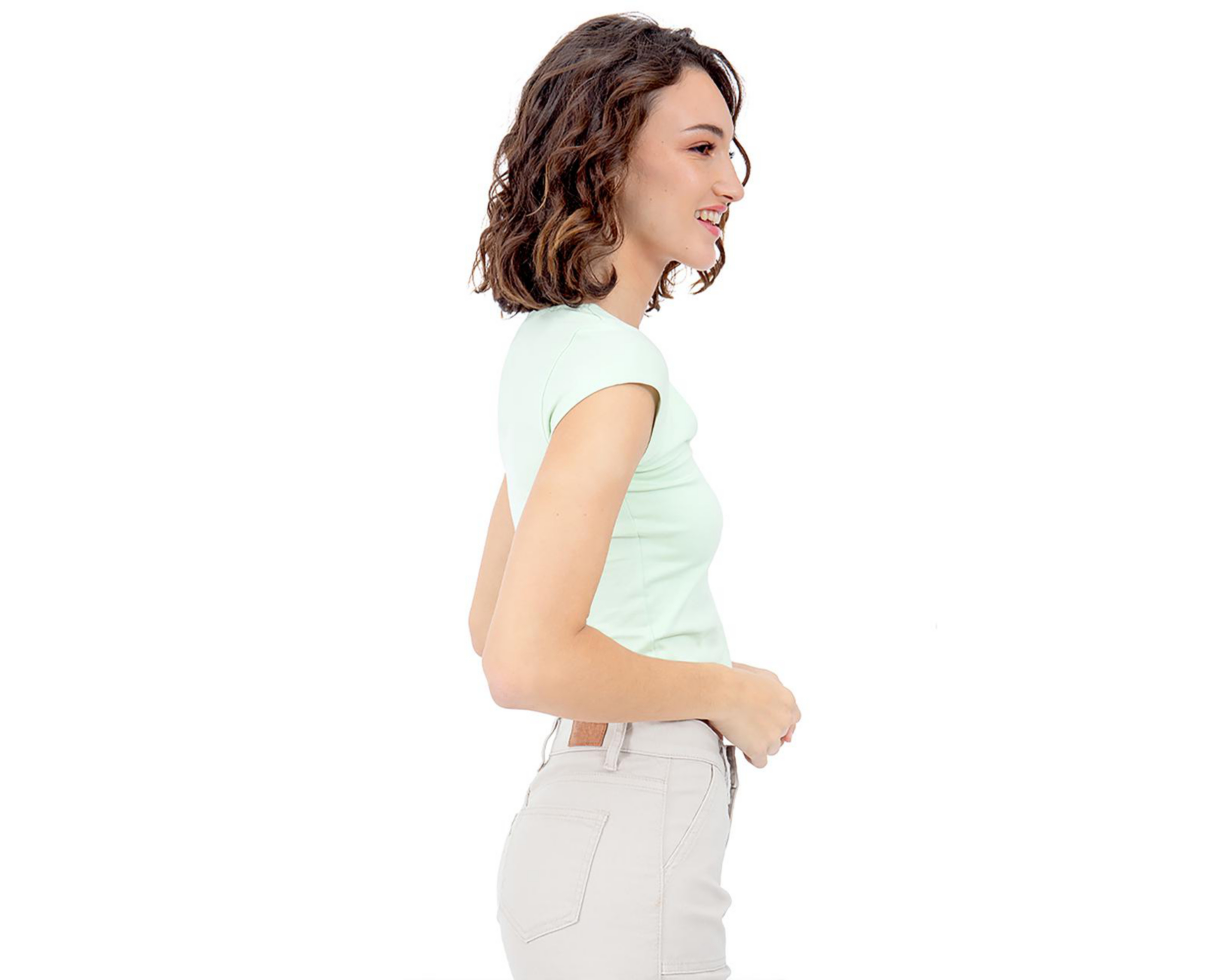 Foto 2 | Crop Top Azul Forever 21 para Mujer