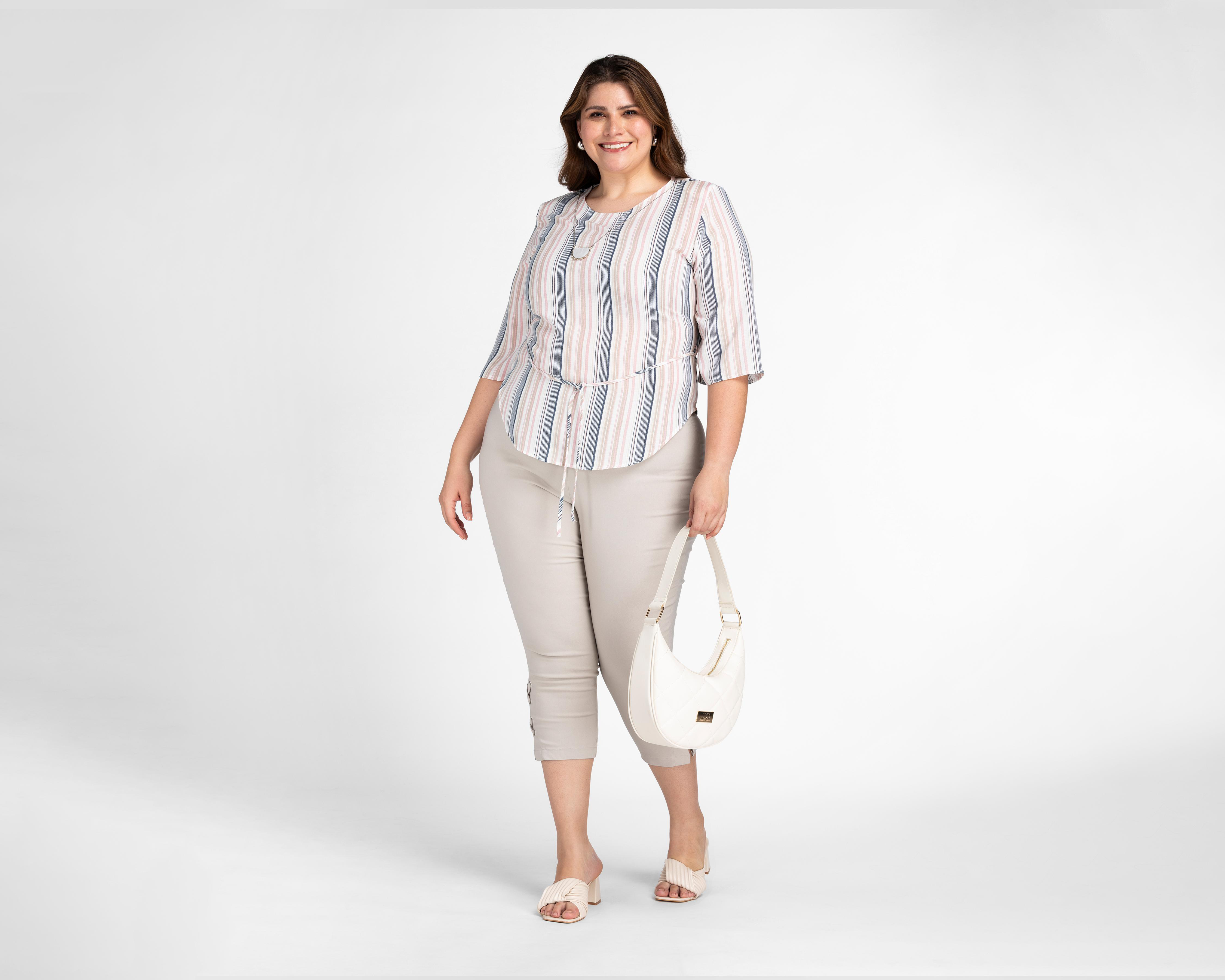 Foto 2 | Blusa Paloma a Rayas para Mujer