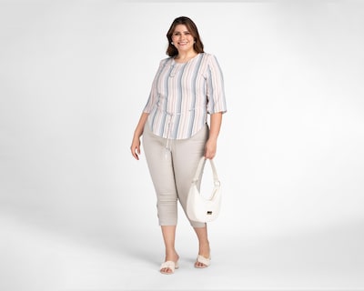 Foto 2 | Blusa Paloma a Rayas para Mujer