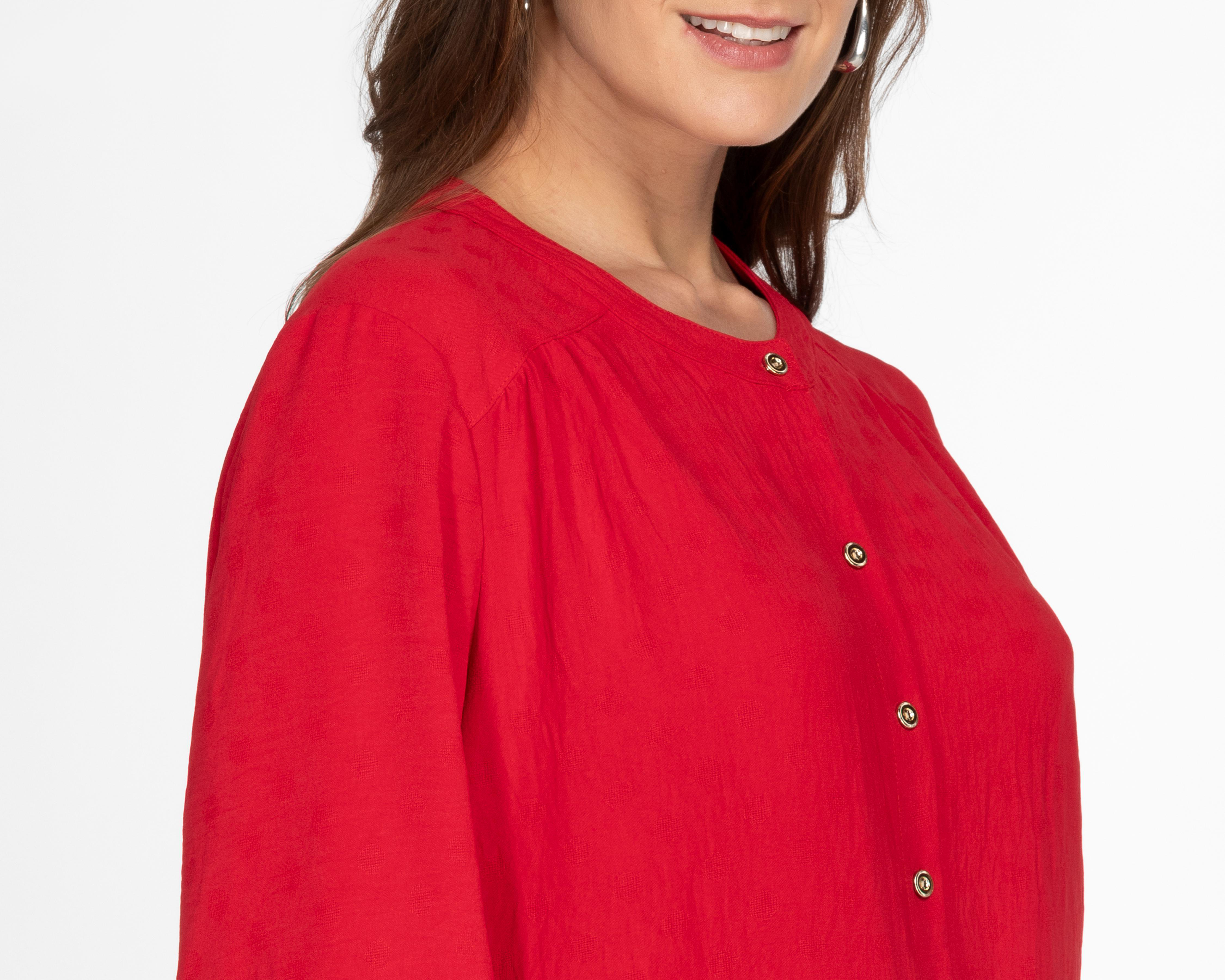 Foto 4 | Blusa con Botones Sahara para Mujer