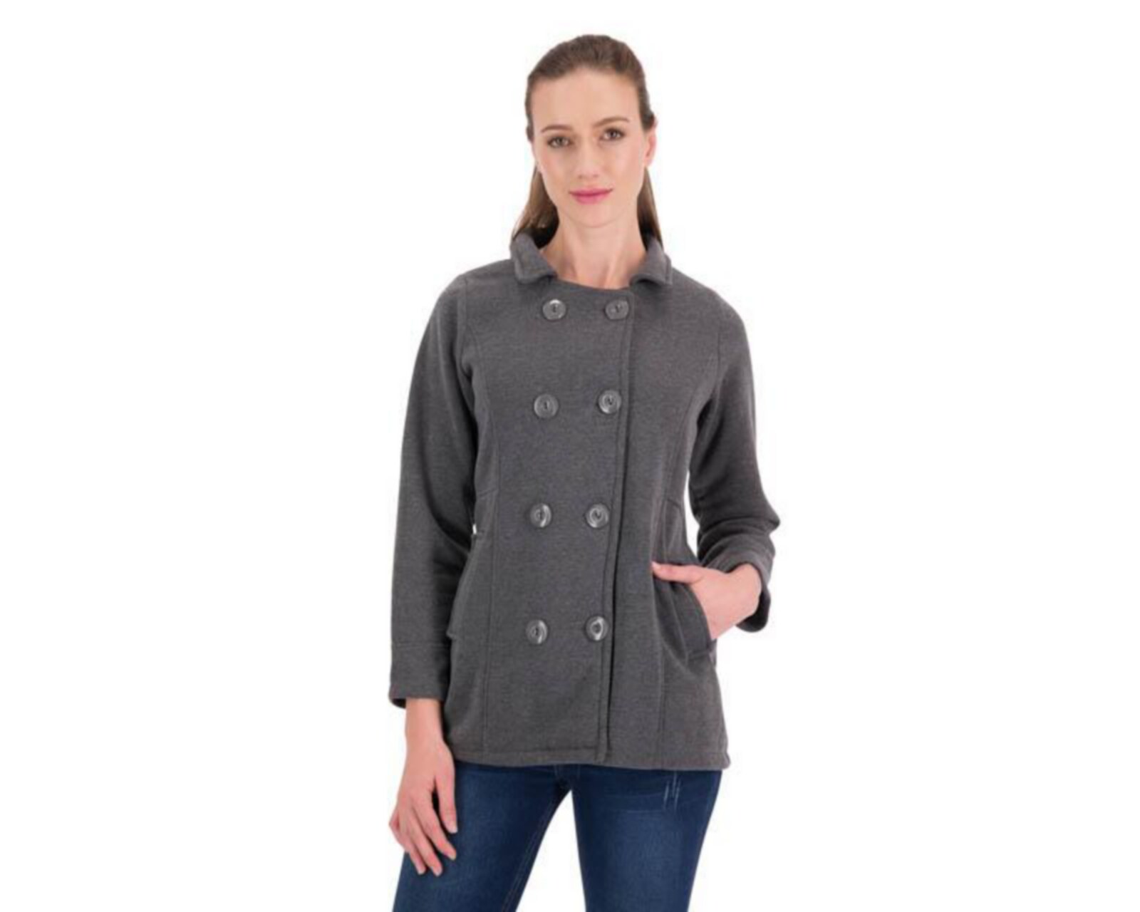 abrigos mujer color gris