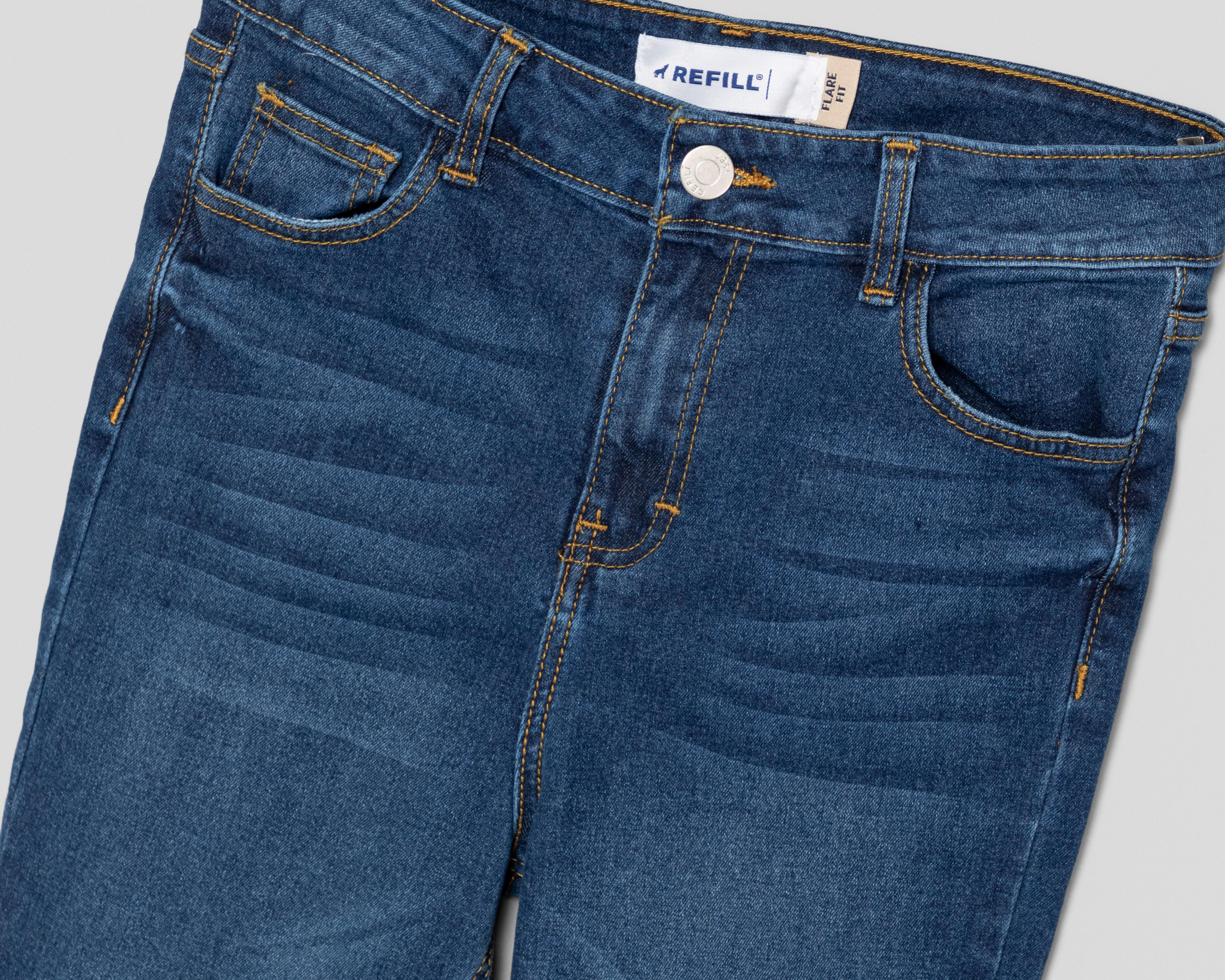 Foto 4 pulgar | Jeans Flare Refill para Mujer